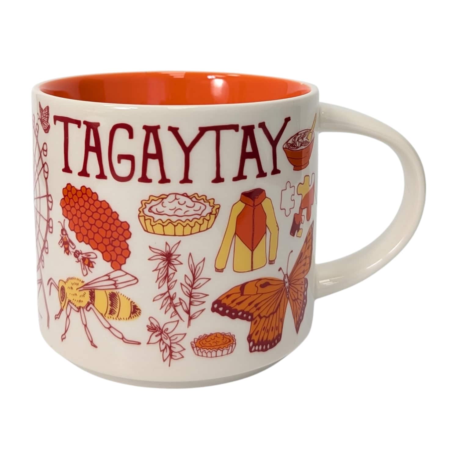 Starbucks - Been There Series Tagaytay Ceramic Mug, 14 Oz - Red