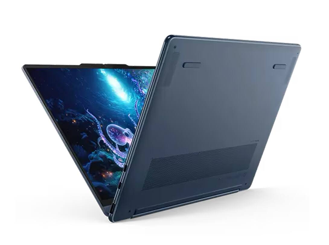 Alt View 8. Lenovo - Lenovo Yoga 9i Aura Edition 2-in-1 Laptop 14.0 2.8K (Intel Ultra 7-258V, 32GB LPDDR5X, Win 11 Pro) w/USB Hub - Cosmic Blue.