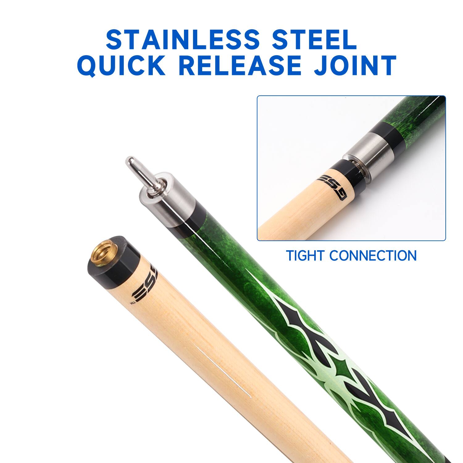 STAINLESS STEEL QUICK RELEASE JOINT
TIGHT CONNECTION