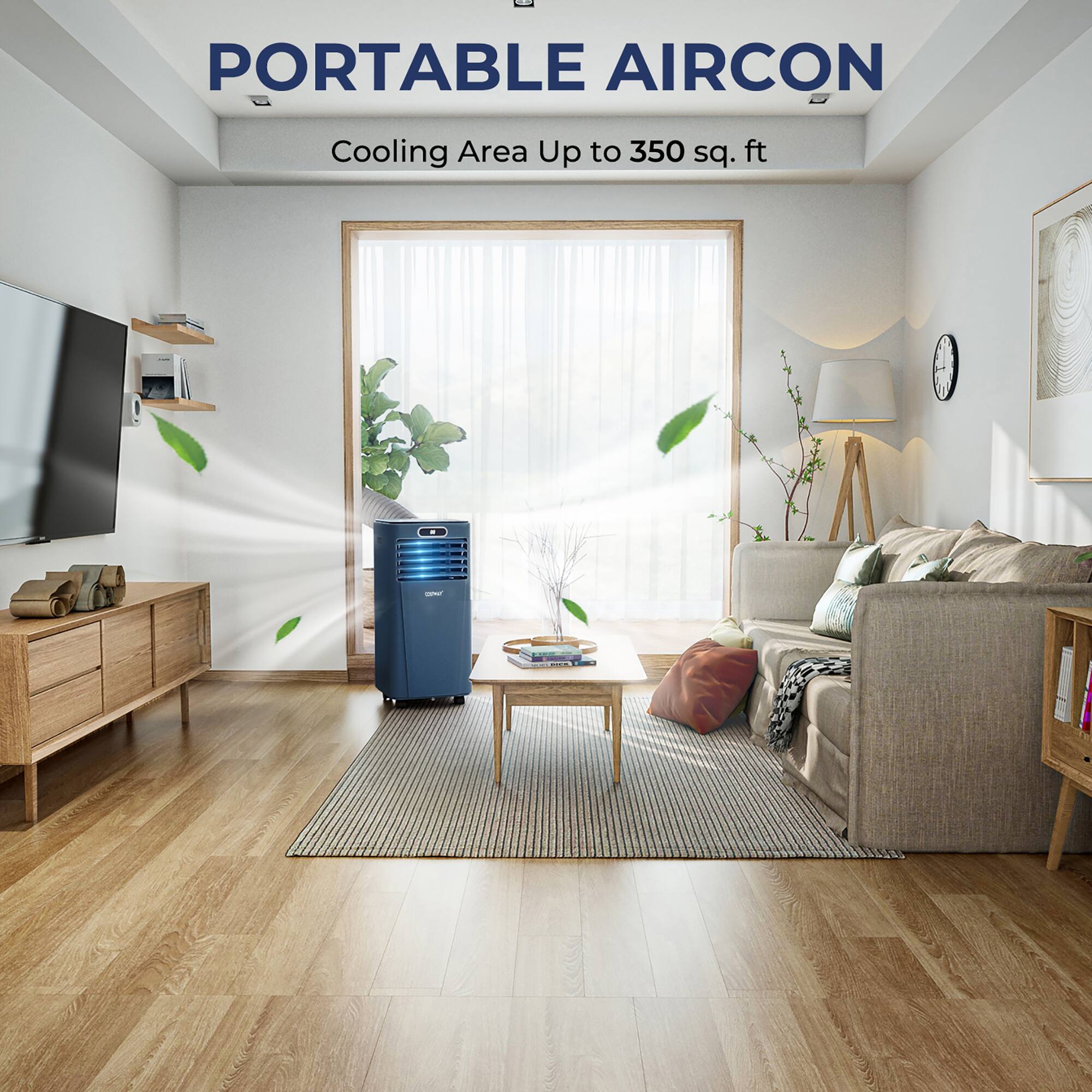 Portable Aircon: Cooling Area Up to 350 sq. ft.