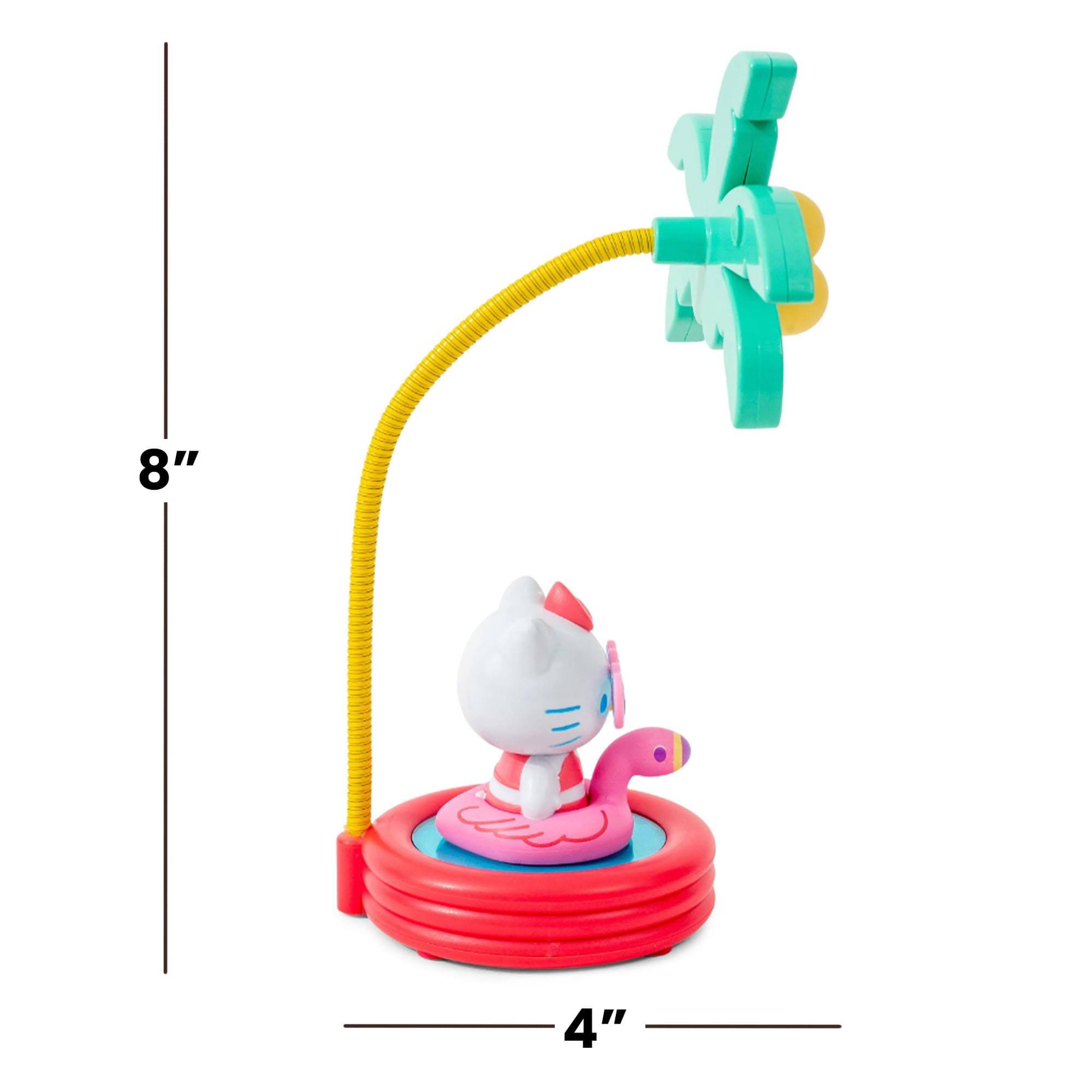 Alt View 2. Ukonic - Sanrio Hello Kitty Pool Party 8-Inch Mini Gooseneck Mood Light - Pink.