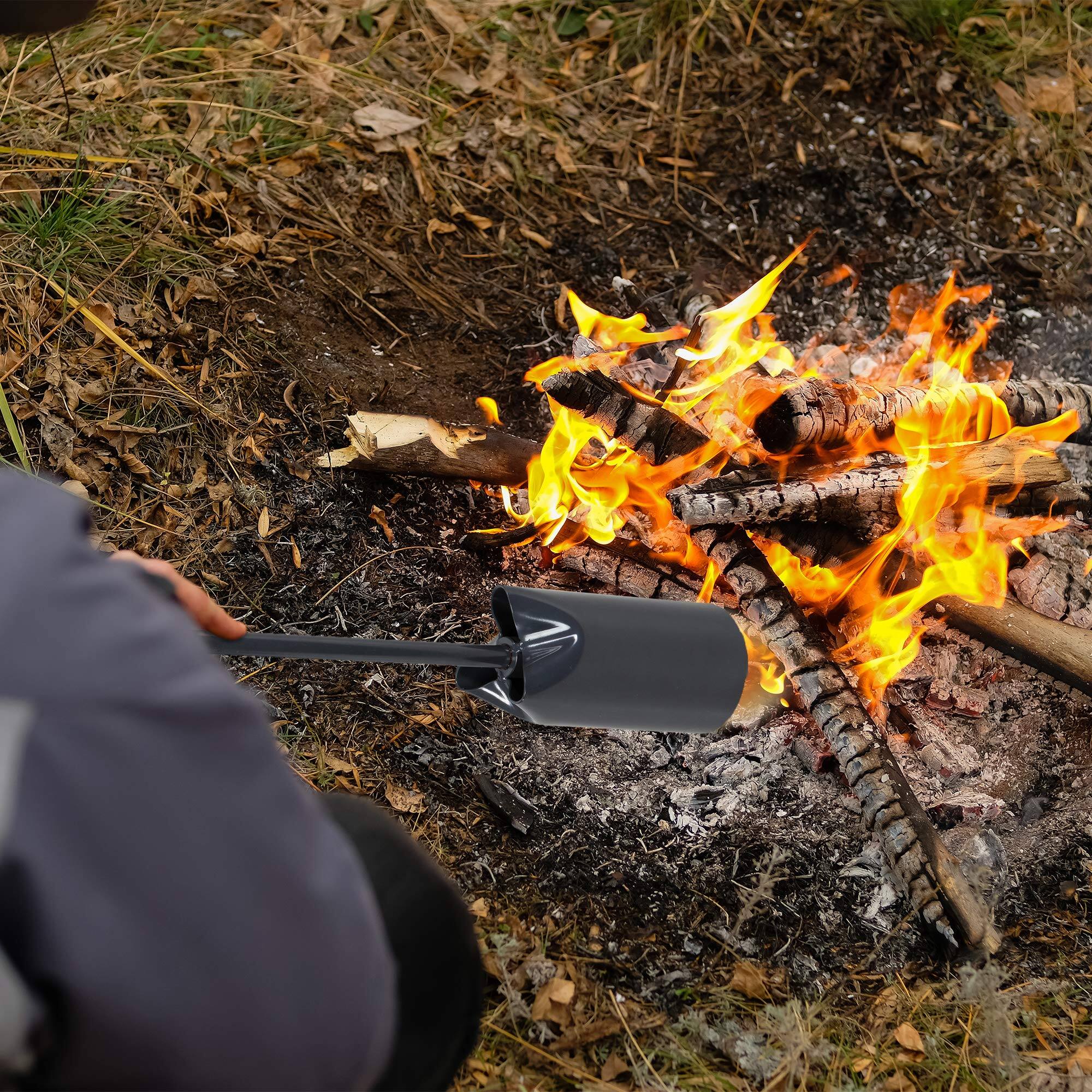 Alt View 8. Ivation - 500,00 BTU Propane Torch, Heavy-Duty Weed Burner W/10’ Hose, Flame Control & Flint Ignitor - Black.