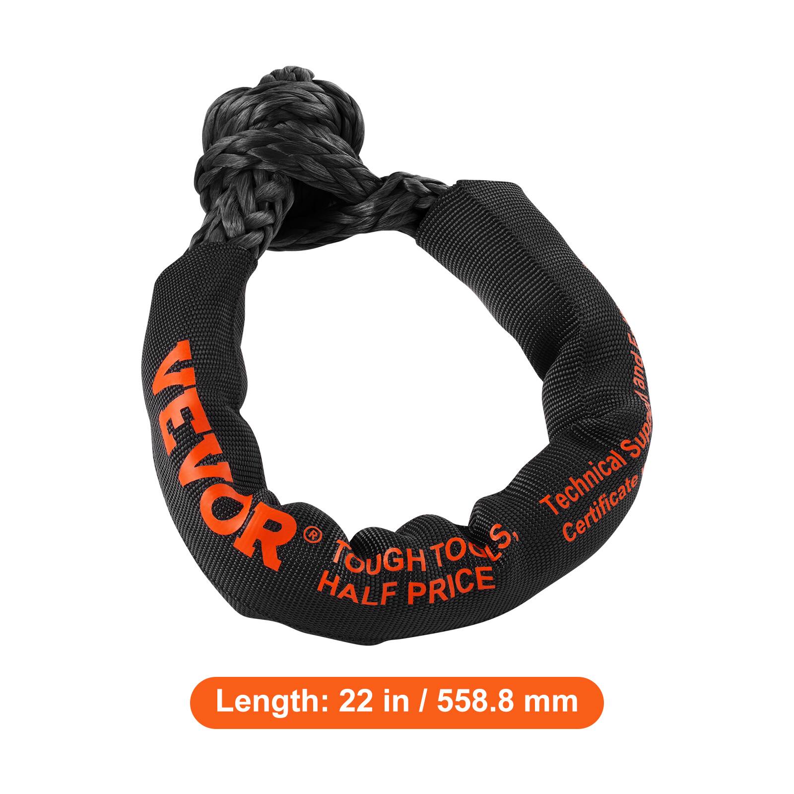 VEVOR  
TOUGH TOOLS, HALF PRICE  

Technical Superiority Certificate  

Length: 22 in / 558.8 mm