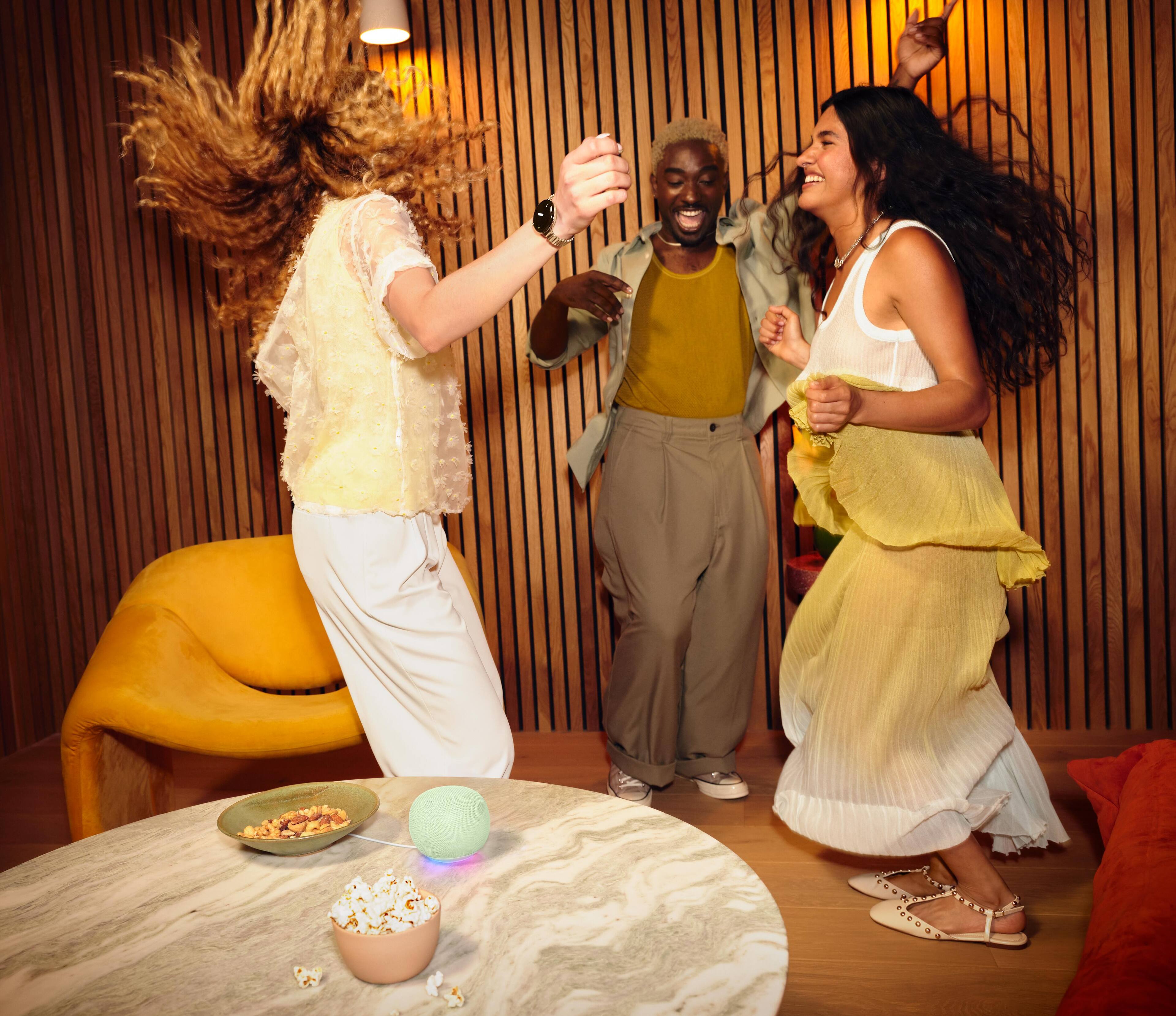 Alt View 6. Google - Home Speaker (Coming Spring 2026) - Smart Speaker with Gemini For Home Voice Assistant and 360-Degree Sound - Jade.