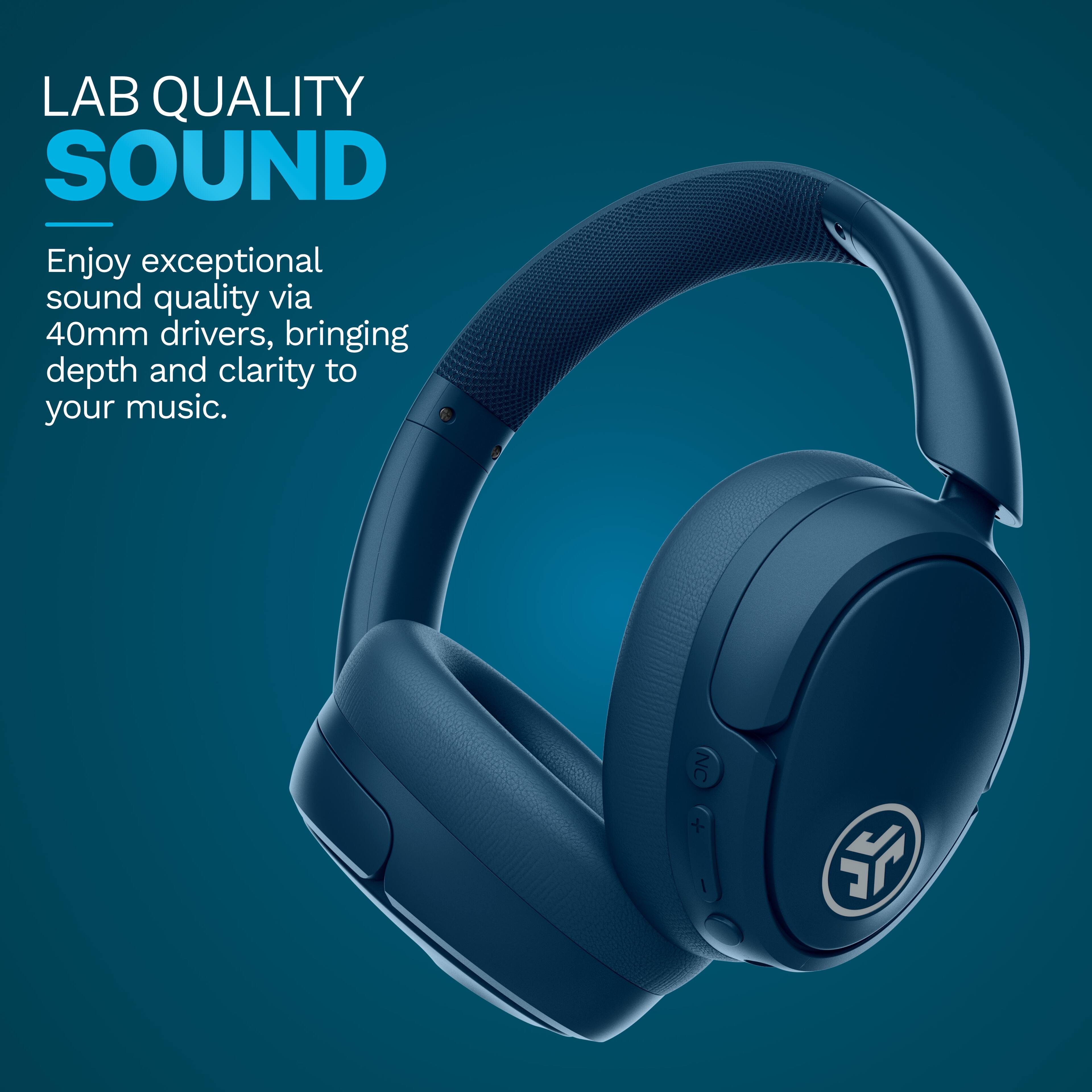 LAB QUALITY SOUND

Enjoy exceptional sound quality via 40mm drivers, bringing depth and clarity to your music.