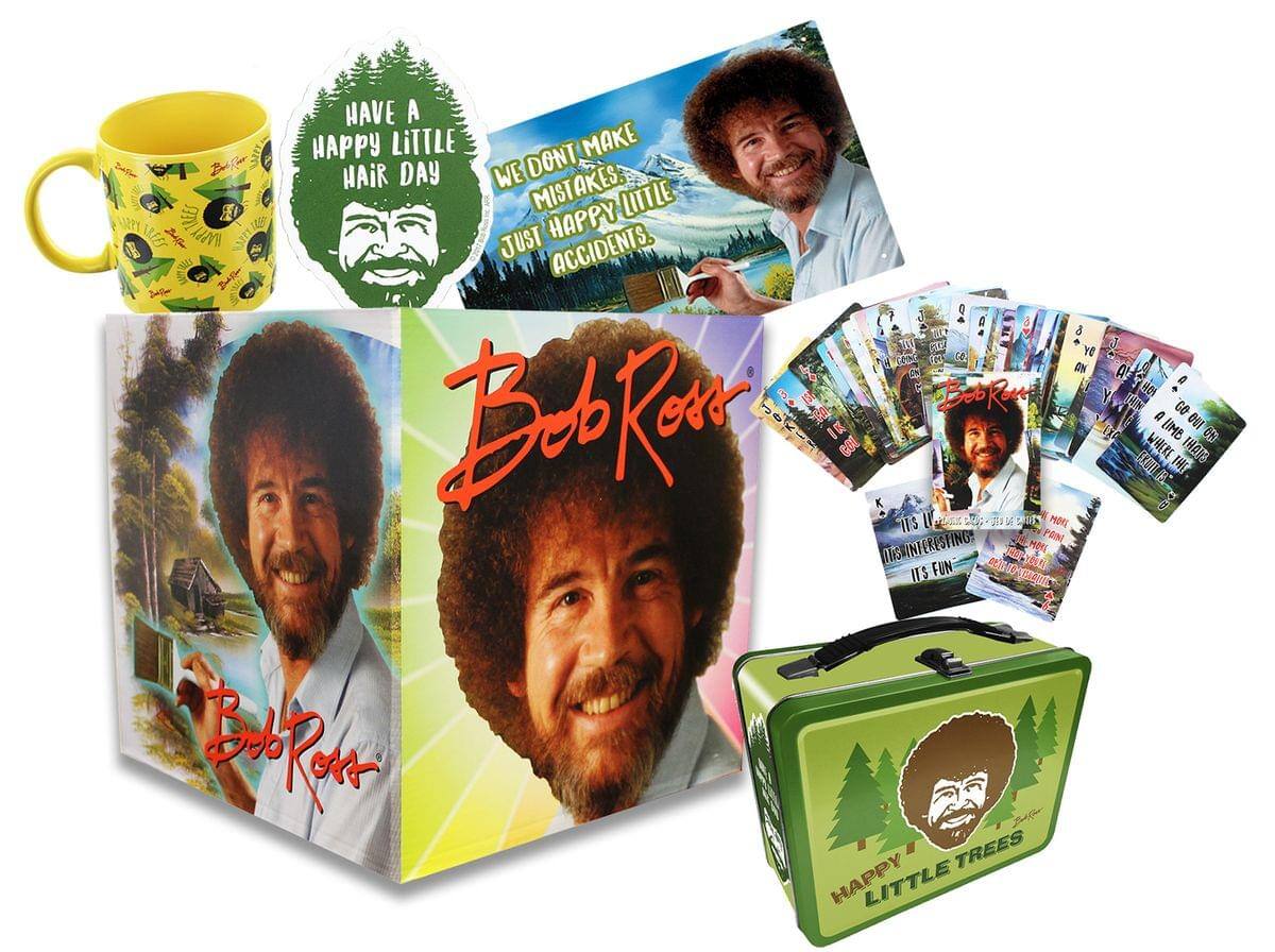 Toynk - Bob Ross LookSee Box Includes 6 Themed Items w/ Collectible LookSee Box - Multi-Color