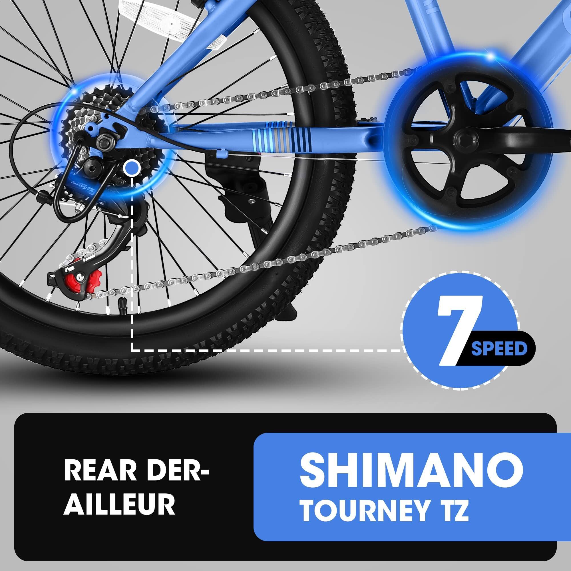 7 SPEED  
REAR DERAILLEUR  
SHIMANO TOURNEY TZ