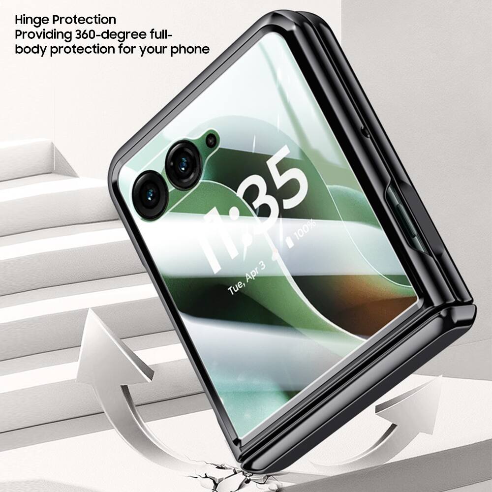 Hinge Protection  
Providing 360-degree full-body protection for your phone  

11:35  
Tue, Apr 3  
100%