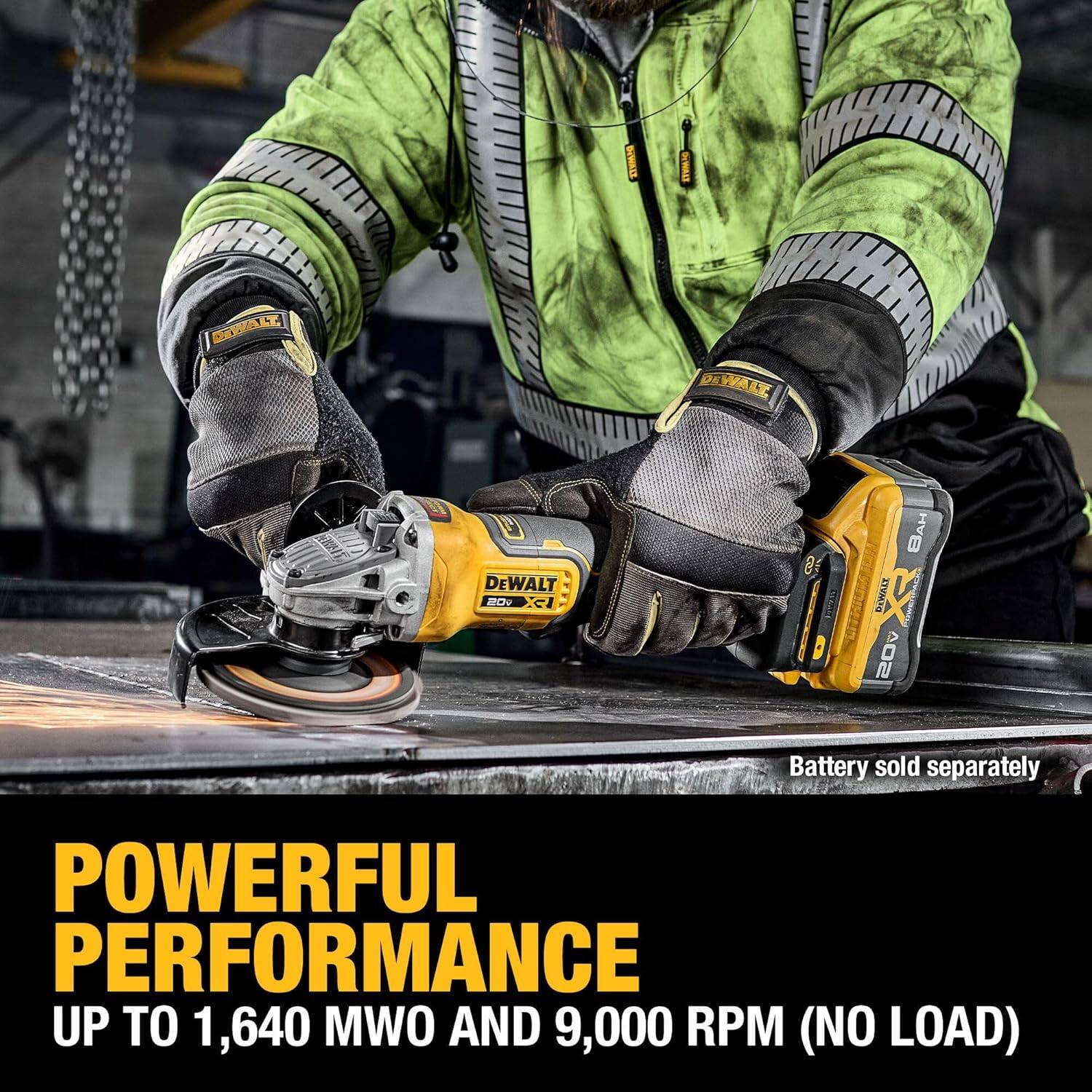 DEWALT 20V 1 8 PL D BAH DONALE X 20  
Battery sold separately  
POWERFUL PERFORMANCE UP TO 1,640 MWO AND 9,000 RPM (NO LOAD)