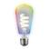 Angle. Cync - ST19 Edison Style Smart LED Light Bulbs (2 Pack) - Color Changing - Full Color.
