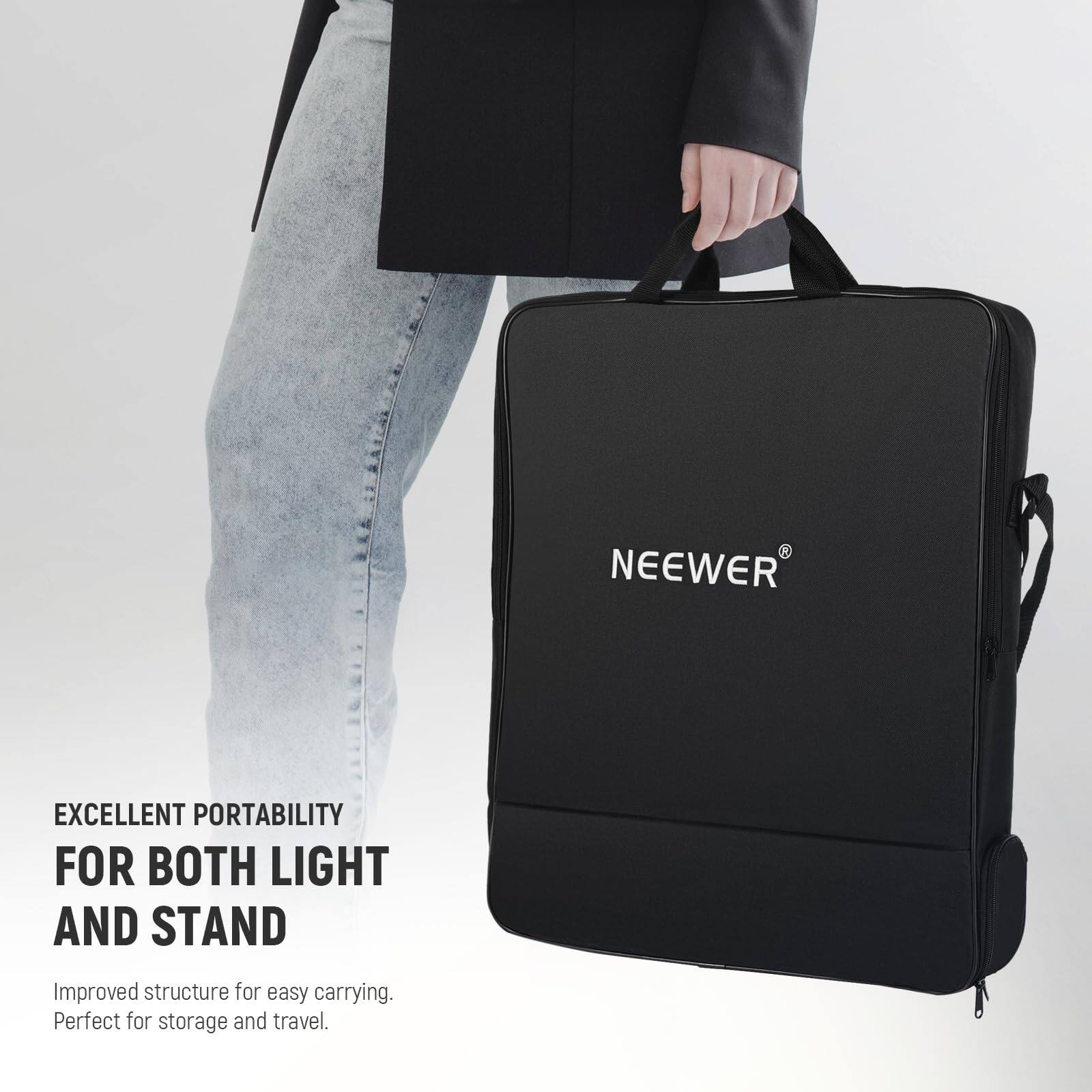 EXCELLENT PORTABILITY FOR BOTH LIGHT AND STAND

Improved structure for easy carrying. Perfect for storage and travel.