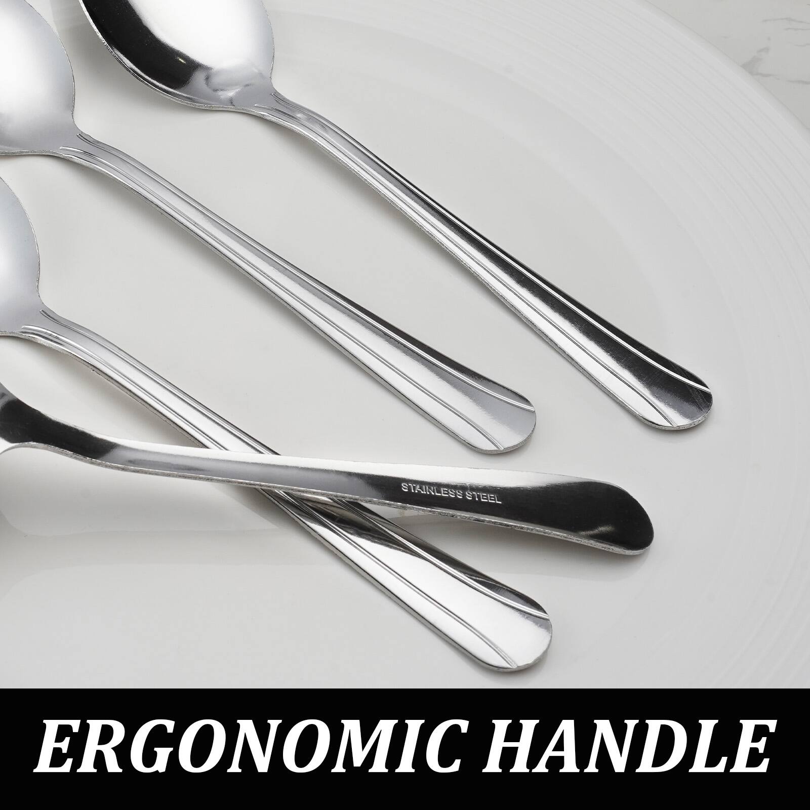 STAINLESS STEEL  
ERGONOMIC HANDLE