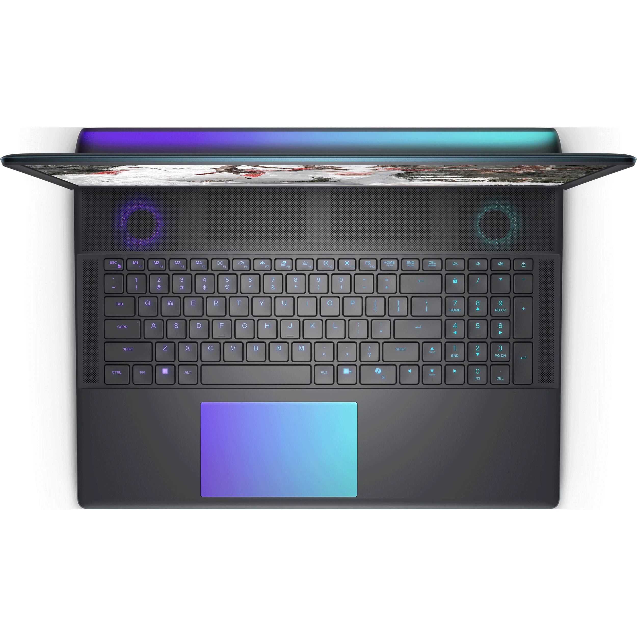 Alt View 4. Dell - Alienware 18 18" QHD+ 300Hz Gaming Laptop,Intel Ultra 9 275HX,RTX 5070 Ti,64GB,4TB SSD+1TB Dock, Win 11 Pro, Liquid Teal - Liquid Teal.