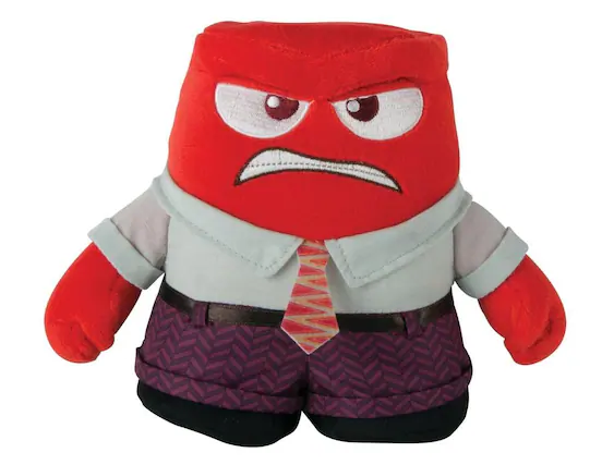 Front. TOMY - Disney/Pixar's Inside Out 6" Plush Anger.