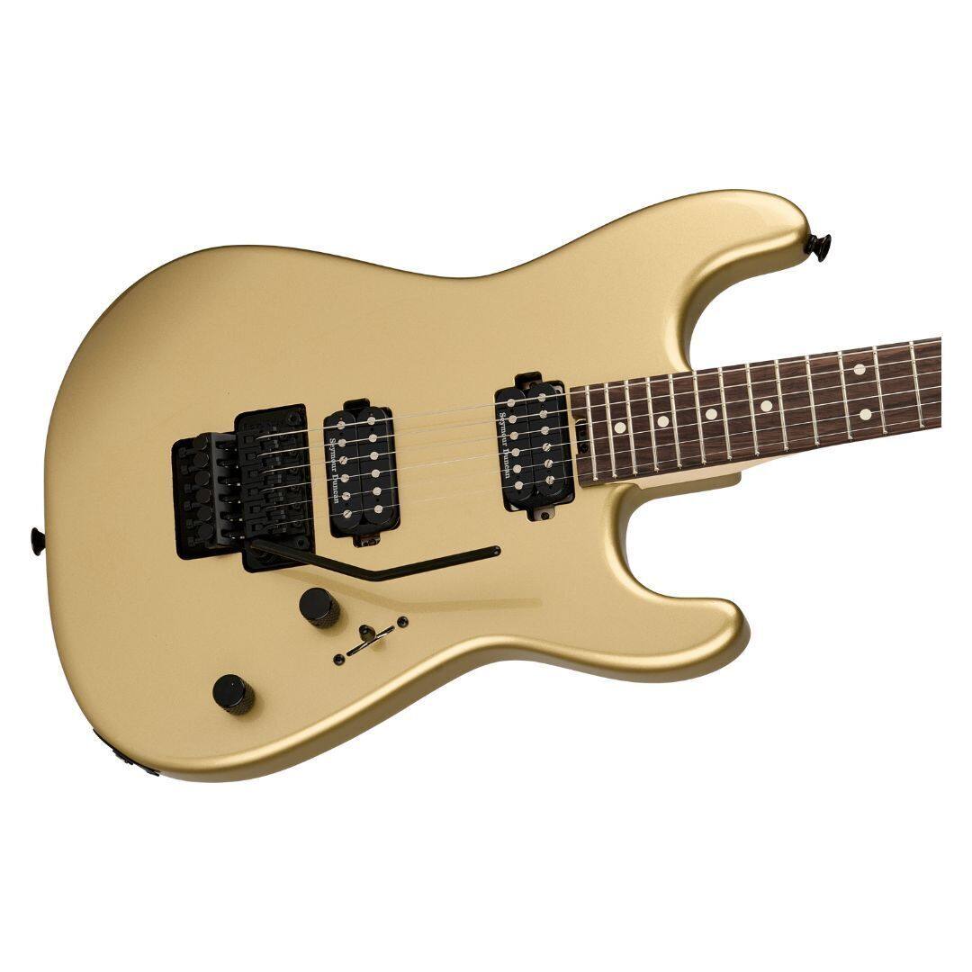 Back. Charvel - Charvel Pro Mod San Dimas Style 1 HH FR RW Pharaohs Gold Electric Guitar.