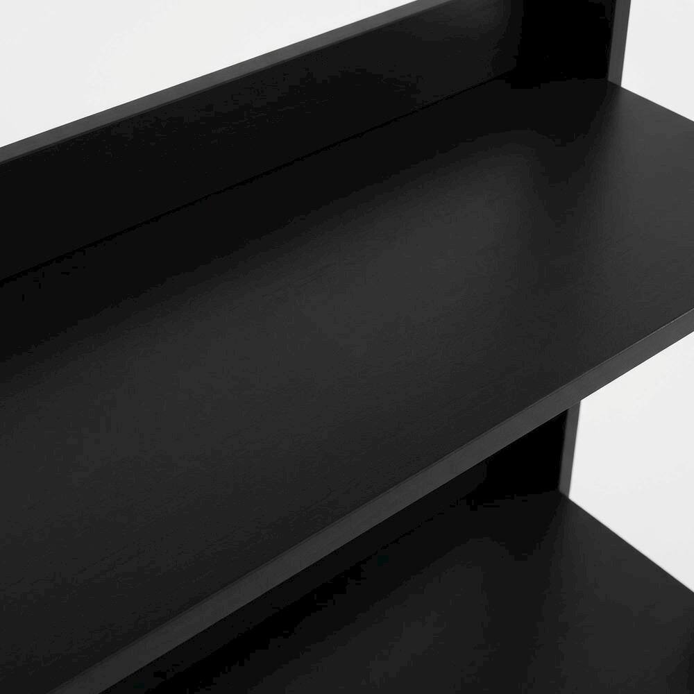 Alt View 1. FurniFact - Espresso 5-Tier Ladder Bookcase with Display Shelves and Wood Construction - Espresso.