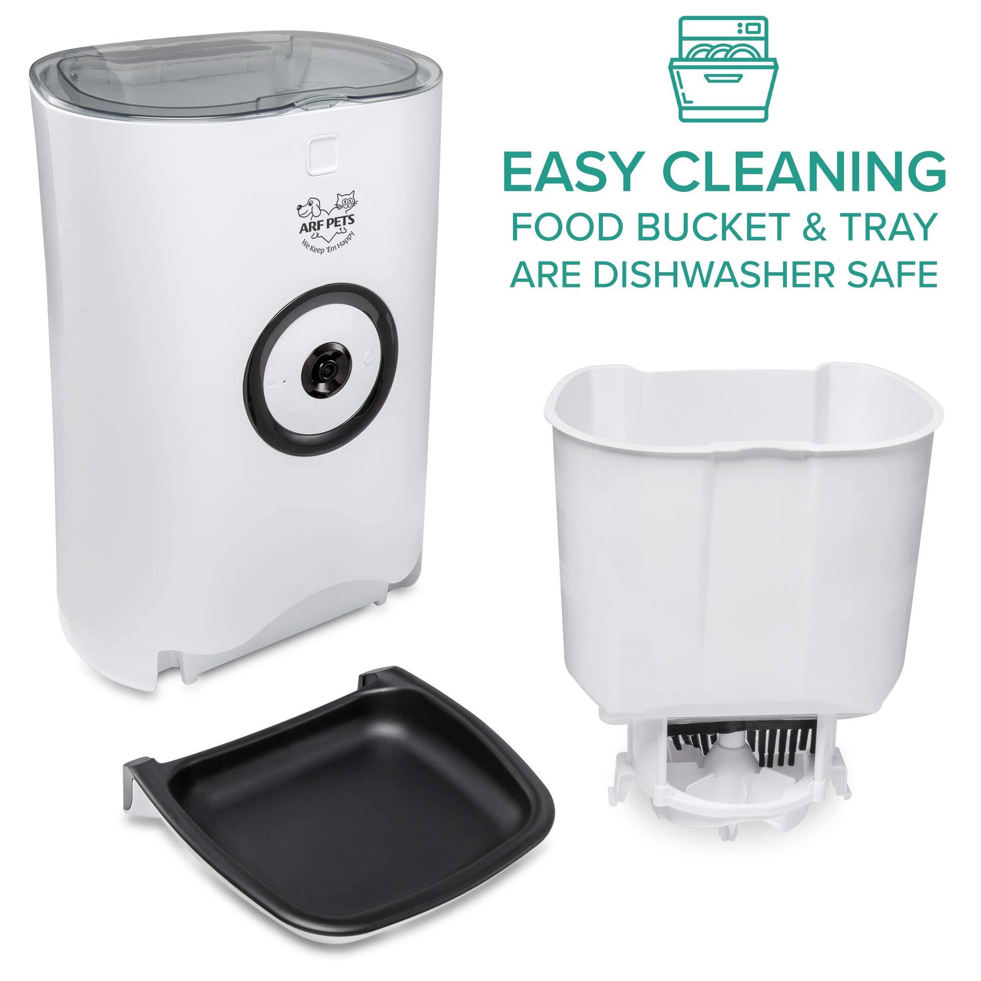 EASY CLEANING FOOD BUCKET & TRAY ARE DISHWASHER SAFE