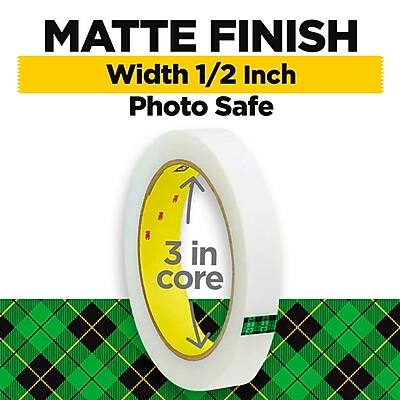 MATTE FINISH  
Width 1/2 Inch  
Photo Safe  
3 in core