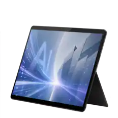 Front. Microsoft - Surface Pro - Copilot+ PC - 13” OLED Touchscreen - Snapdragon X Elite - 16GB Memory - 256GB SSD - Device Only (11th Ed) - Black.