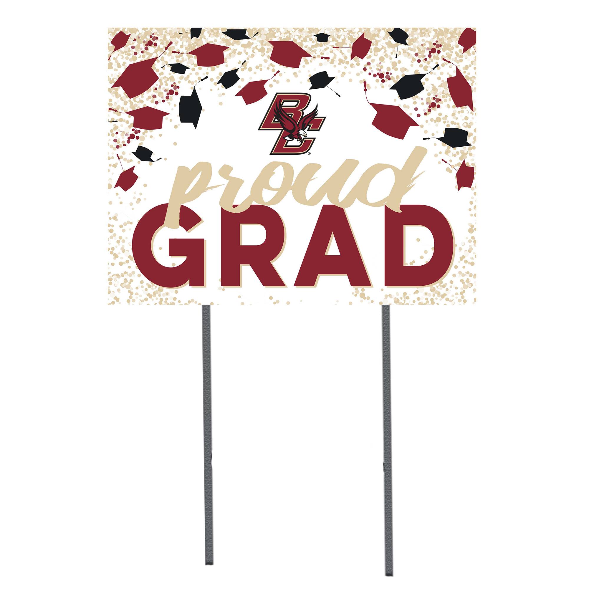Boston College Eagles 18'' x 24'' Grad Yard Sign