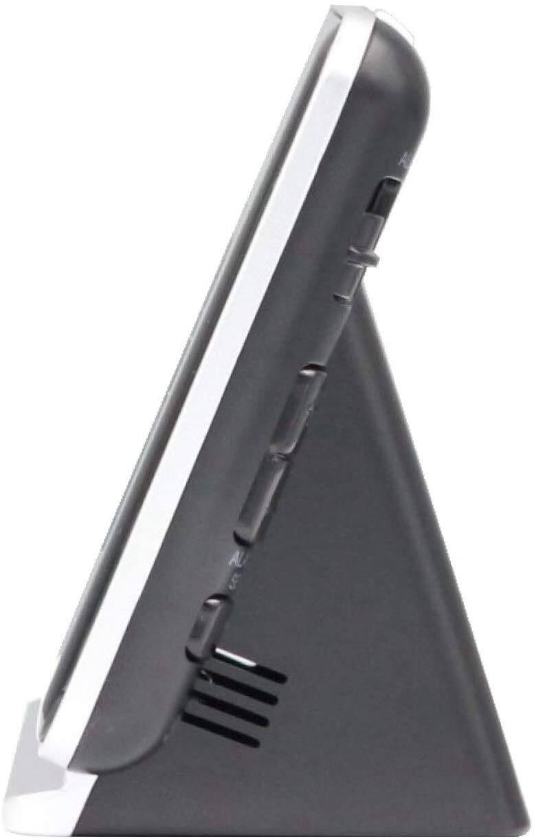 Left. Seiko - Seiko 4" Hudson Digital Everything Alarm Clock - Black.