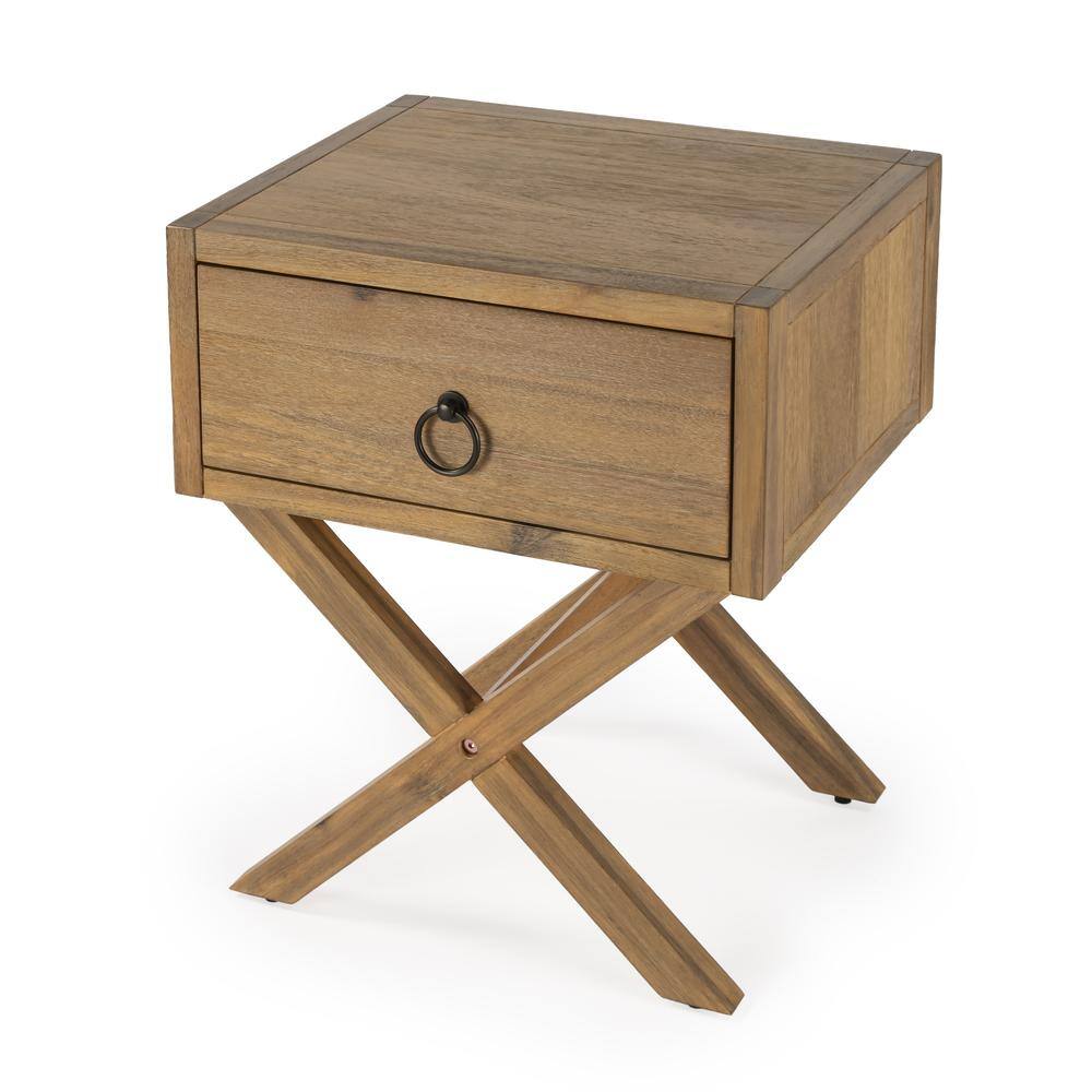 Alt View 3. Butler Specialty - Lark Natural Wood End Table - Light Brown.