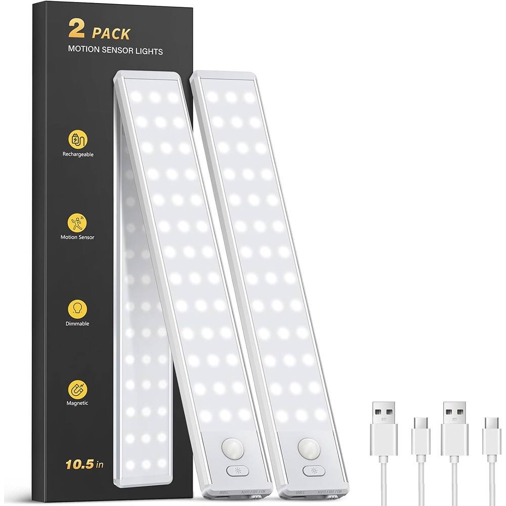 2 PACK  
MOTION SENSOR LIGHTS  

- Rechargeable  
- Motion Sensor  
- Dimmable  
- Magnetic  

10.5 in  

AXO201/OM KIORDXION