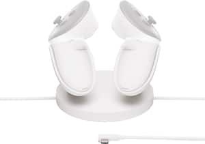 Meta Quest Compact Charging Dock — Works with Meta Quest 3/3S — Extended Headset Charging Cable — Wireless Charging