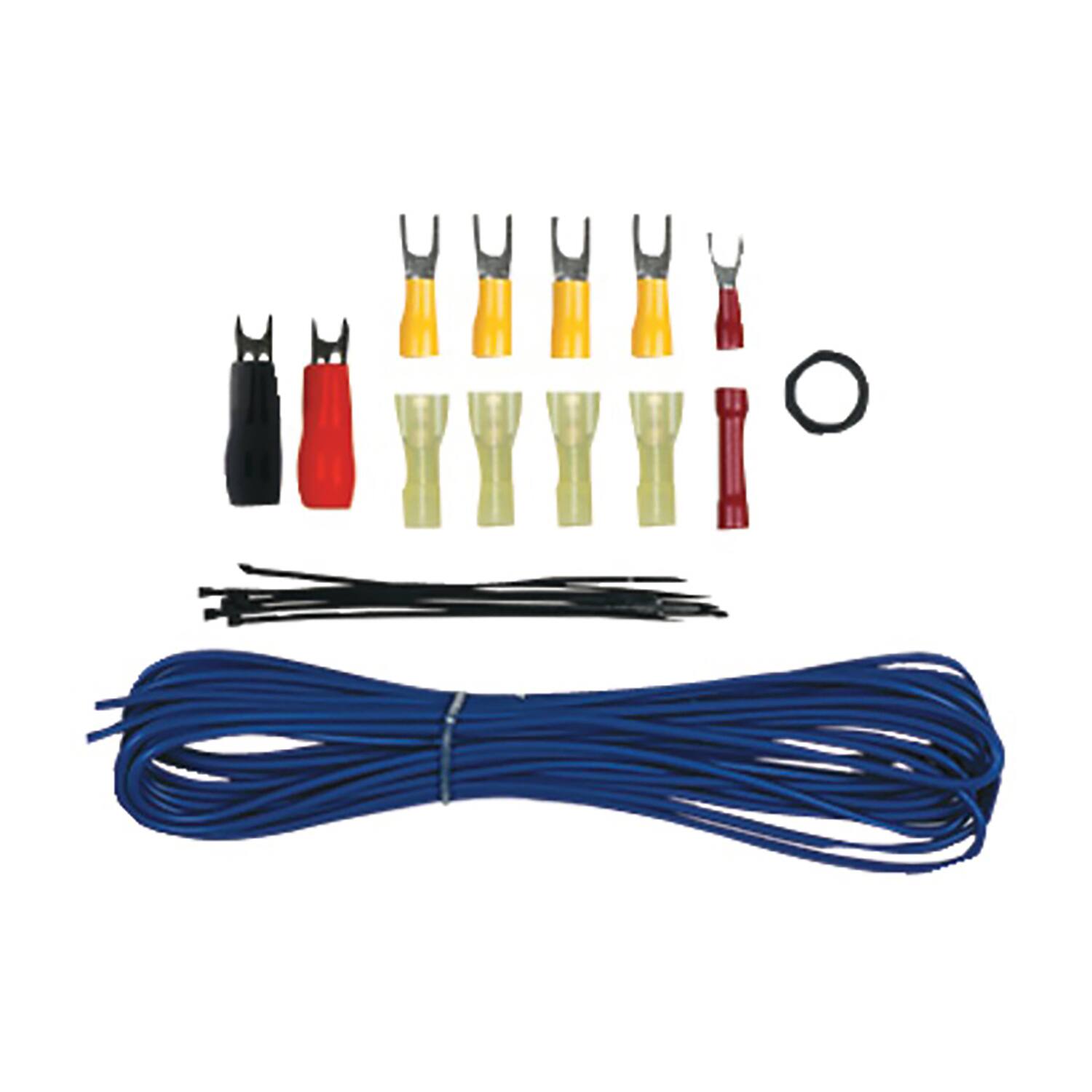 Back. T-Spec - v6 SERIES 400W 8-Gauge Mini ANL Amp Installation Kit with RCA Cables - Red.