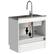 Alt View 1. Simpli Home - Reed All-In-One 36-inch Laundry Utility Sink and Cabinet - Pure White.