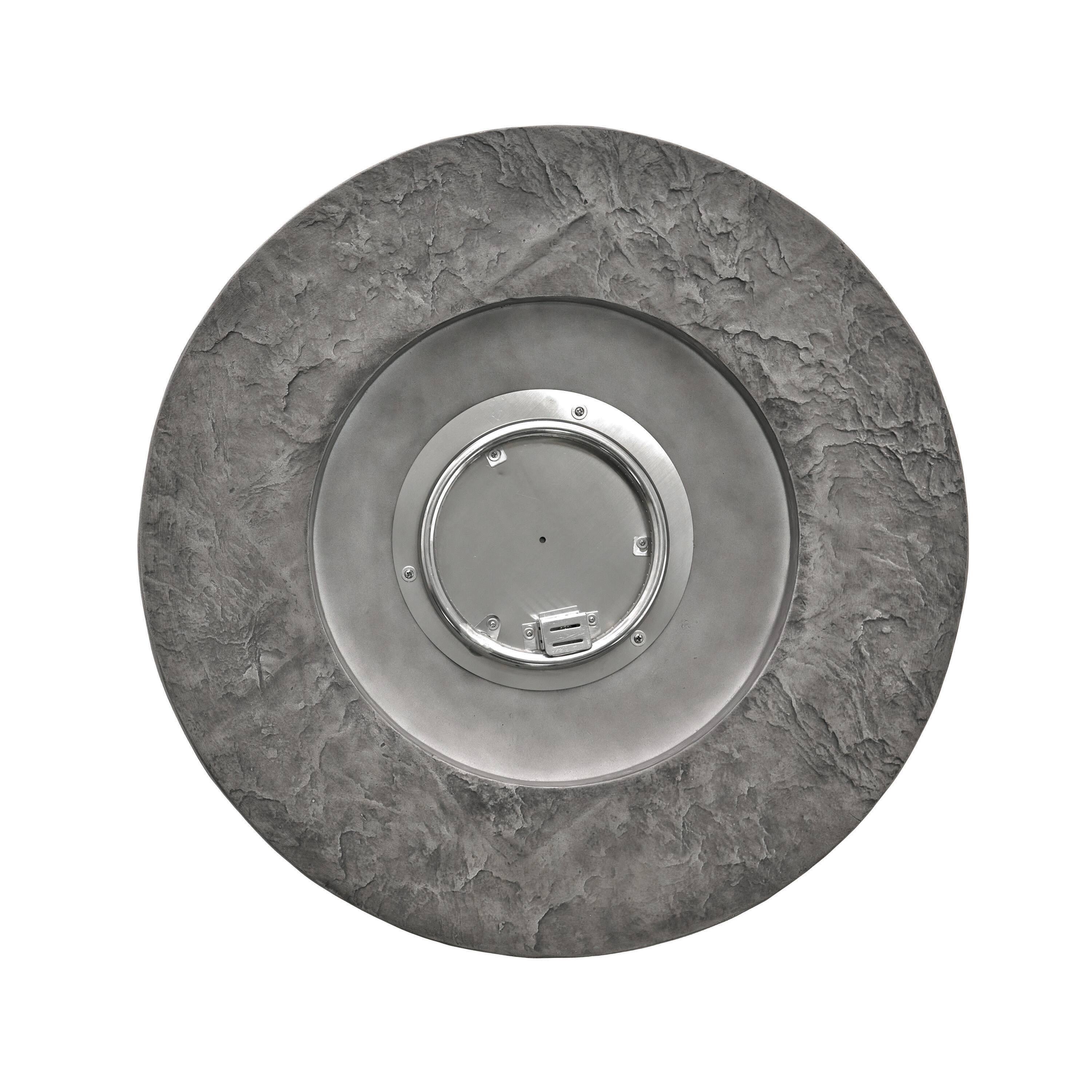 Alt View 7. APRILSOUL - Outdoor 32 inch Round MgO Propane Fire Pit Grey Top 40000 BTU - Stone Gray.