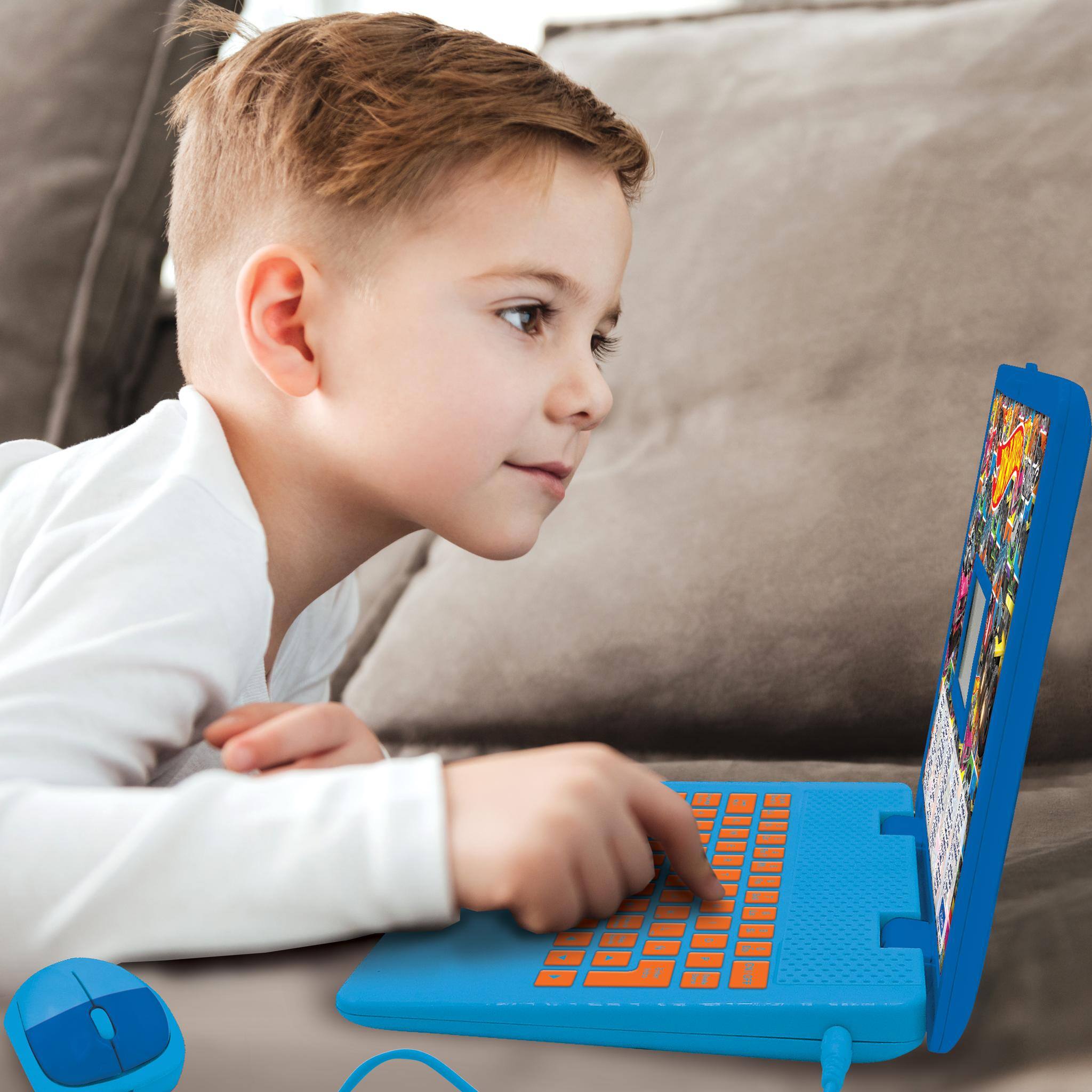 Alt View 4. Lexibook - Hot Wheels Bilingual Educational Laptop with 164 Activities.