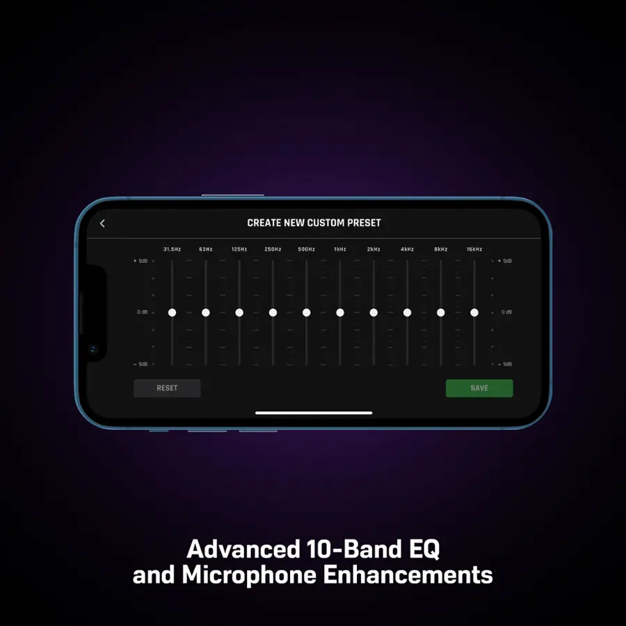Create New Custom Preset: Advanced 10-Band EQ and Microphone Enhancements