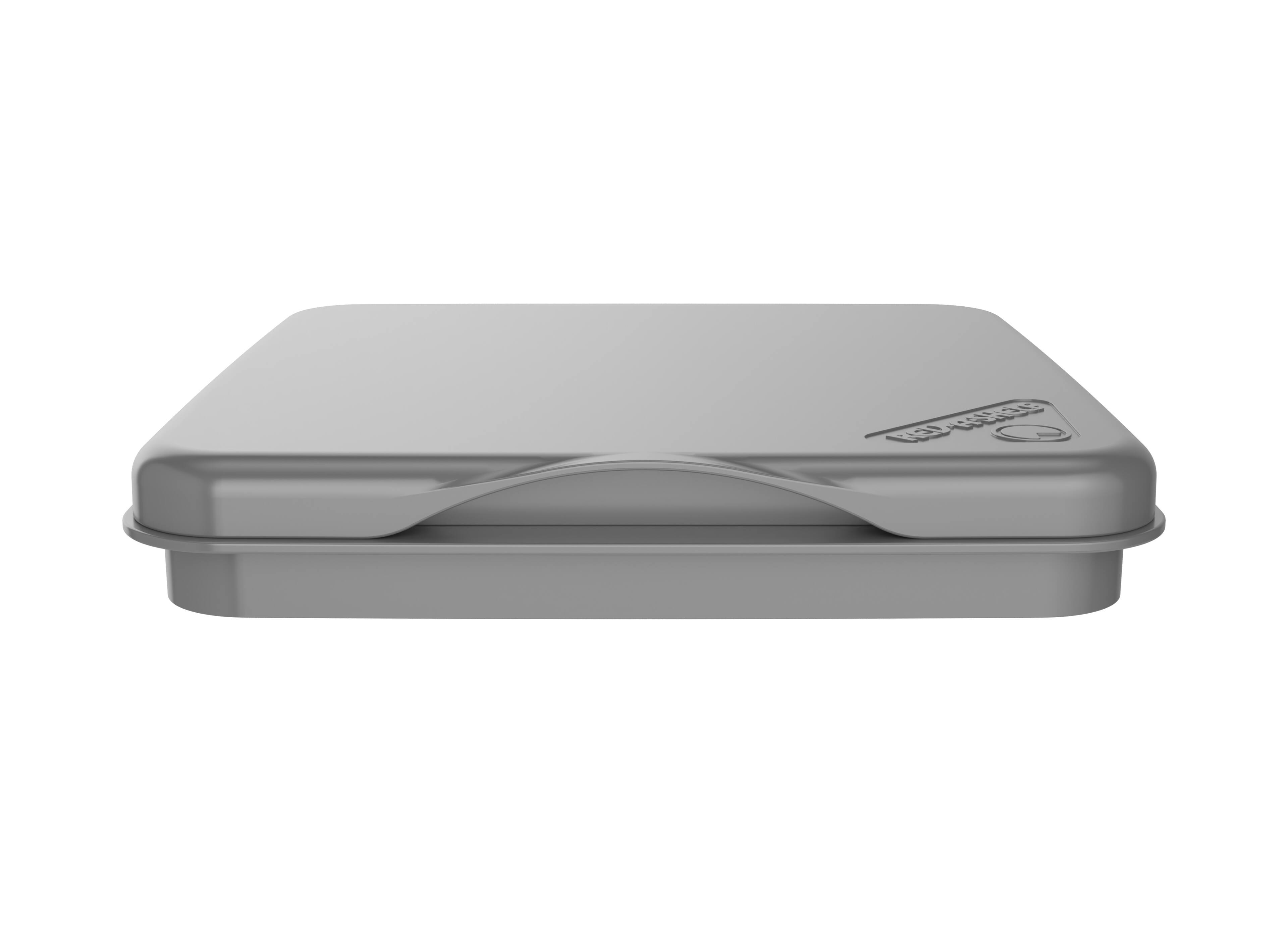 Alt View 4. Rev-A-Shelf - Rev-A-Shelf 27 qt. Trash Can Replacement Lid, Silver, RV-1024-LID-17-1 - Silver.