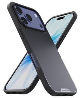 Smartish - iPhone 17 Pro MagSafe Case - Gripmunk Protective Slim Grip Magnetic Cover - Black Tie Affair