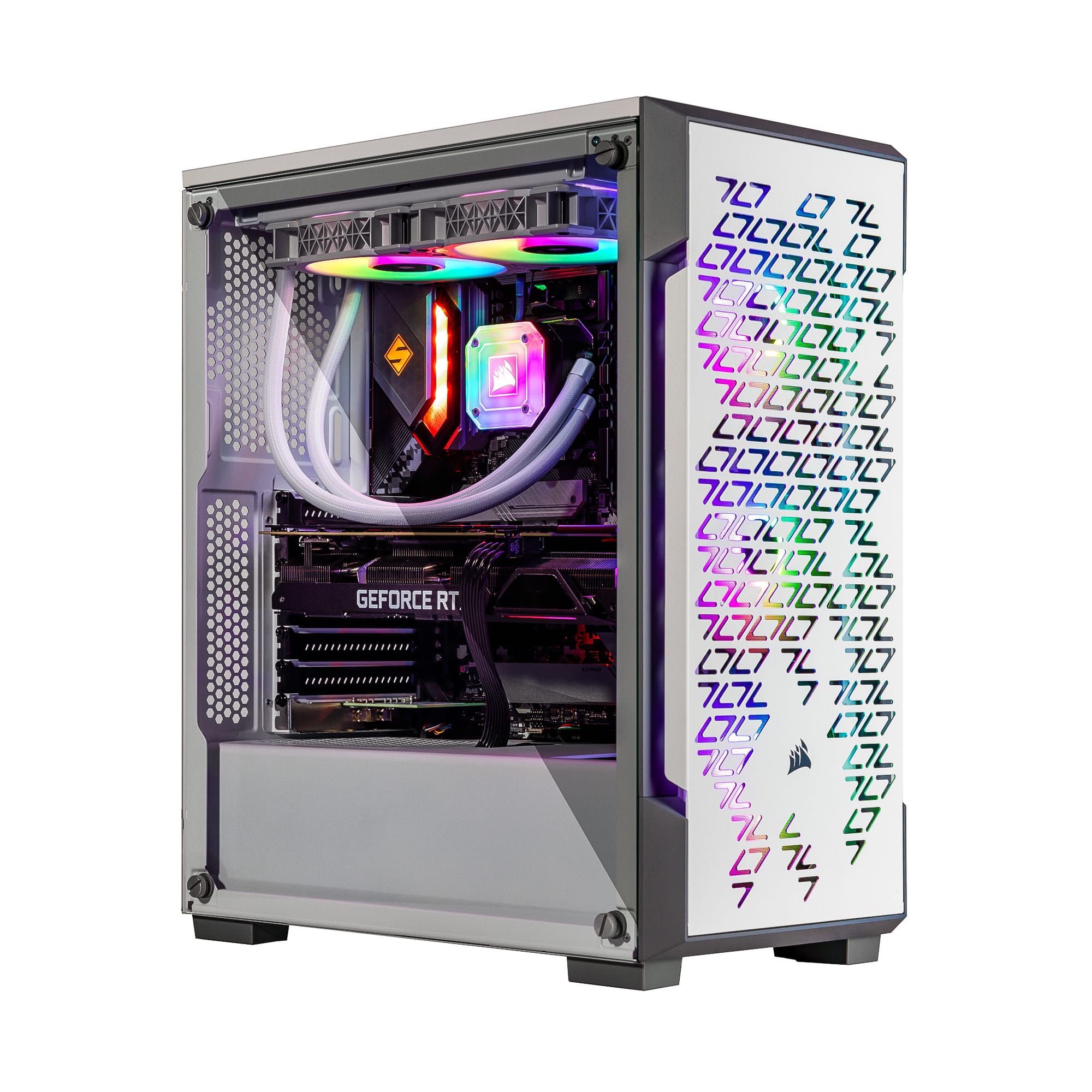 Velztorm - Ferrux Desktop PC (Ryzen 9 - 5900X, 32GB, 2TB SSD, GeForce RTX 5060, Win 11 Home) - White