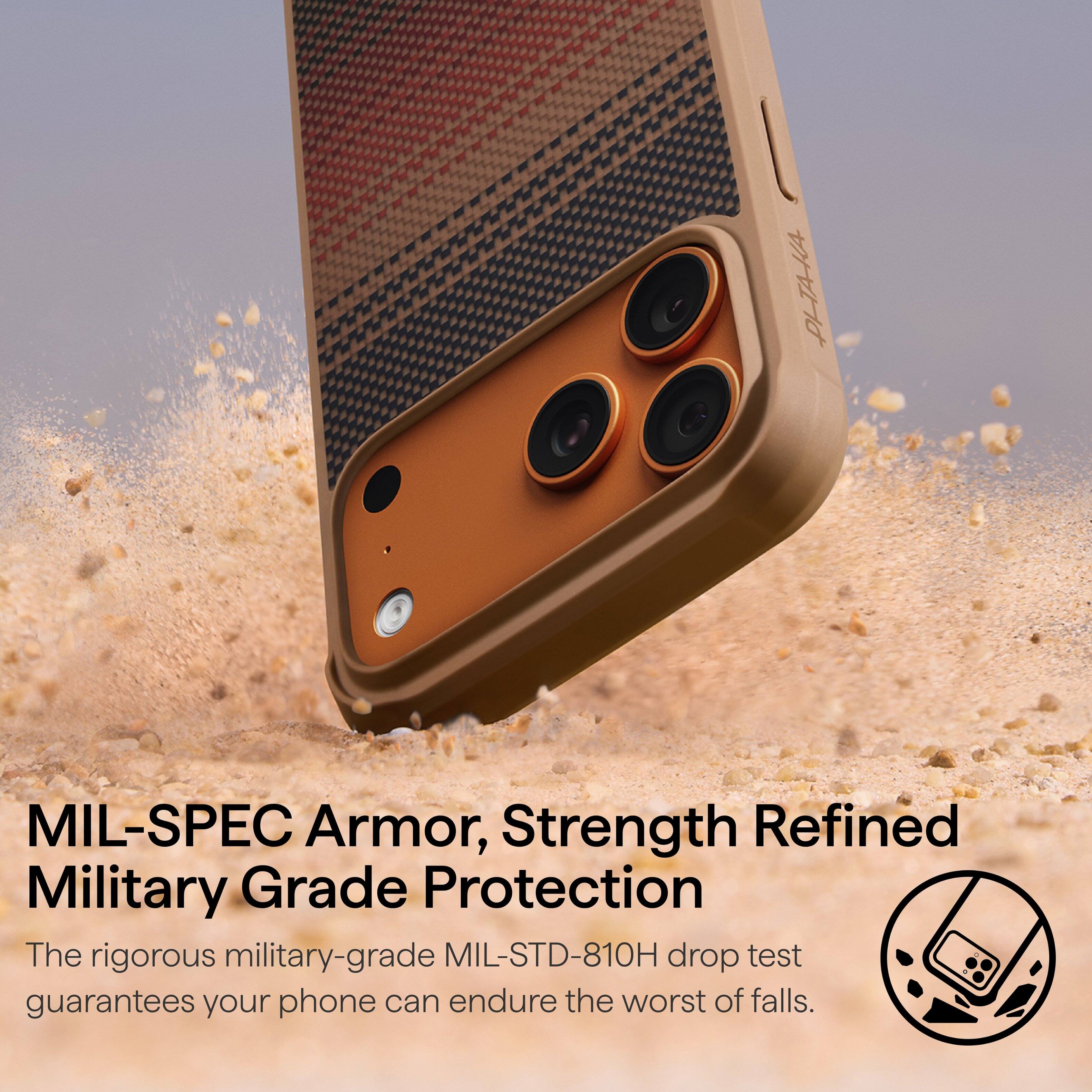 MIL-SPEC Armor, Strength Refined Military Grade Protection

The rigorous military-grade MIL-STD-810H drop test guarantees your phone can endure the worst of falls.