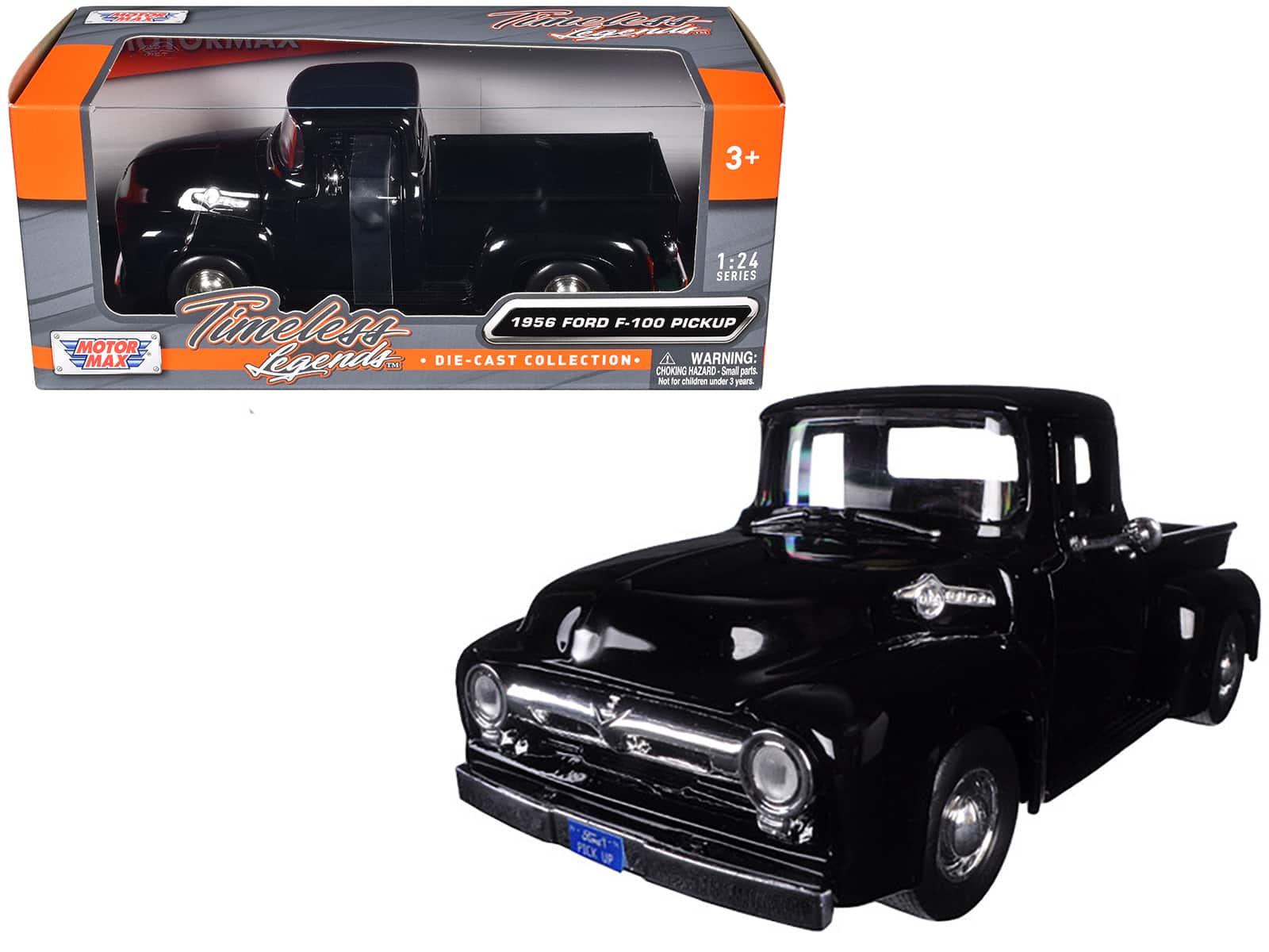 1956 Ford F-100 Pickup Truck Black 1/24 Diecast Model by Motormax price history on PriceWatchPro