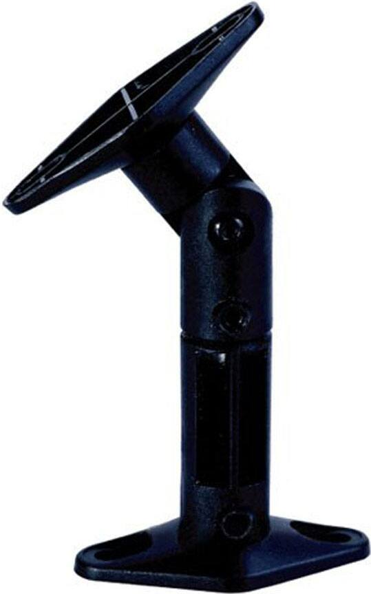 Back. Monoprice - Monoprice Adjustable Speaker Wall Mount Brackets (Pair, Black) - Black.