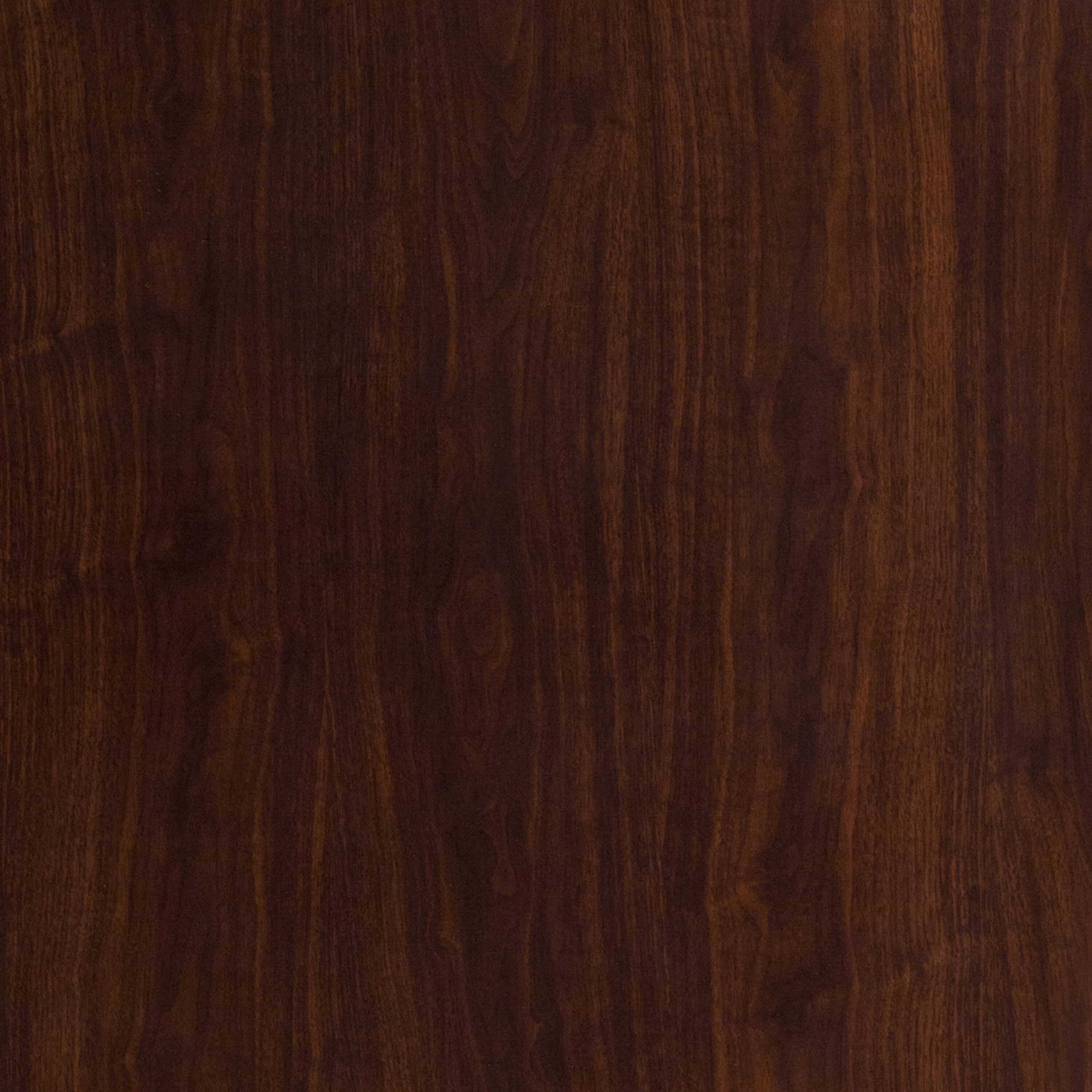 Alt View 2. Emma + Oliver - 30"x60" High-Gloss Resin Table Top with 2" Thick Drop-Lip - Walnut.