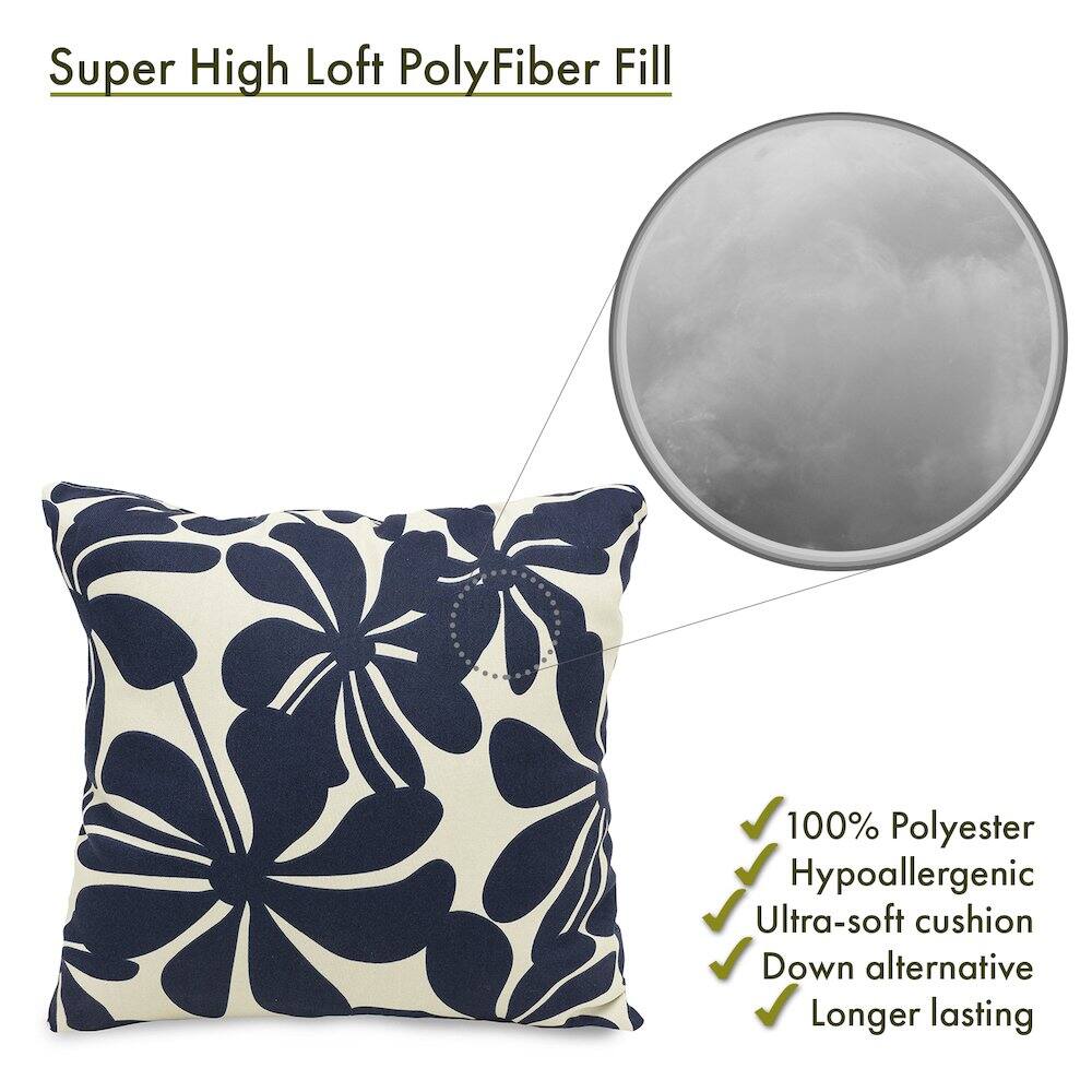 Super High Loft PolyFiber Fill

- 100% Polyester
- Hypoallergenic
- Ultra-soft cushion
- Down alternative
- Longer lasting