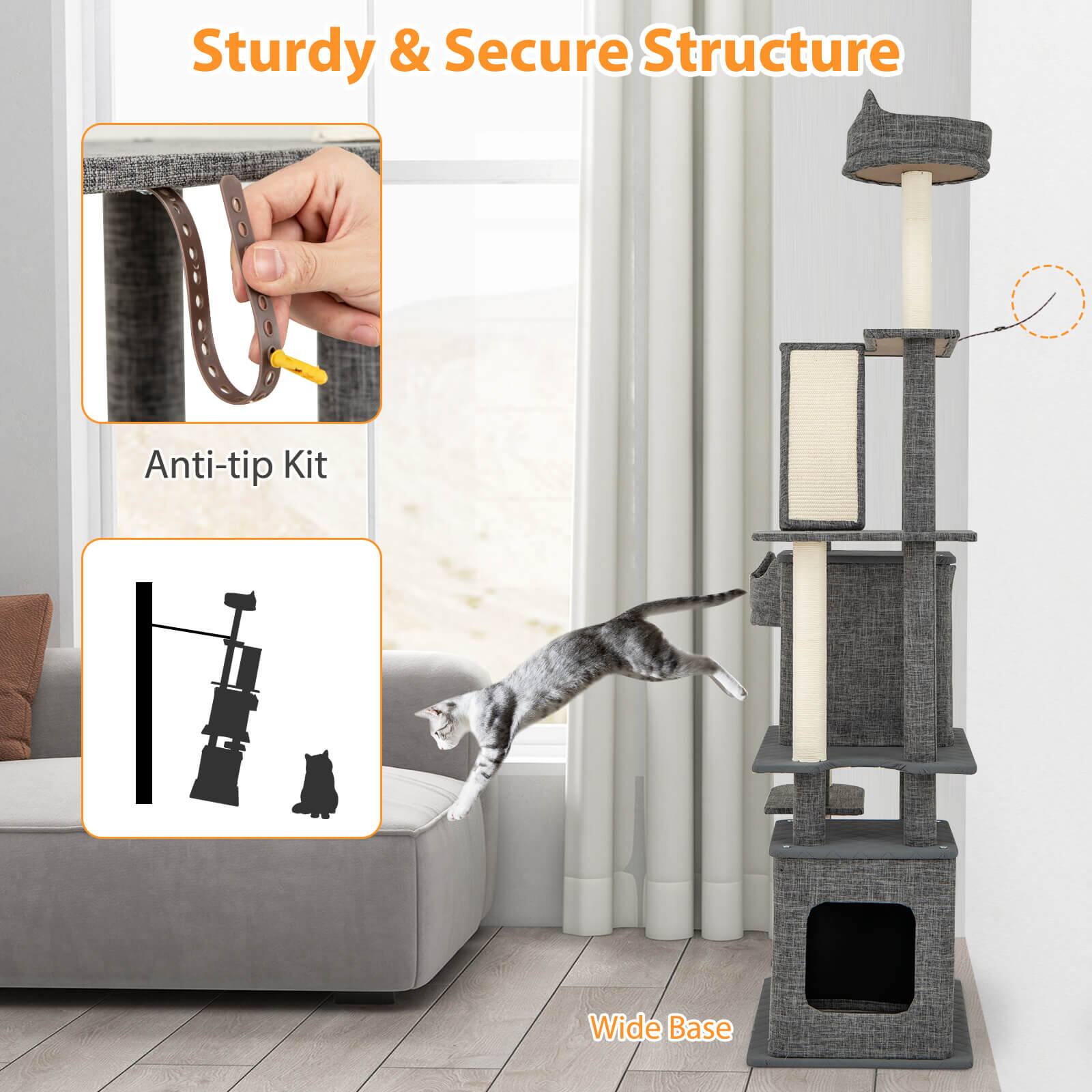 Sturdy & Secure Structure

Anti-tip Kit

Wide Base