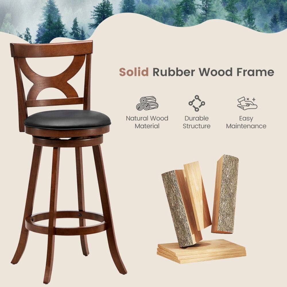 Solid Rubber Wood Frame + Natural Wood Material + Durable Structure + Easy Maintenance