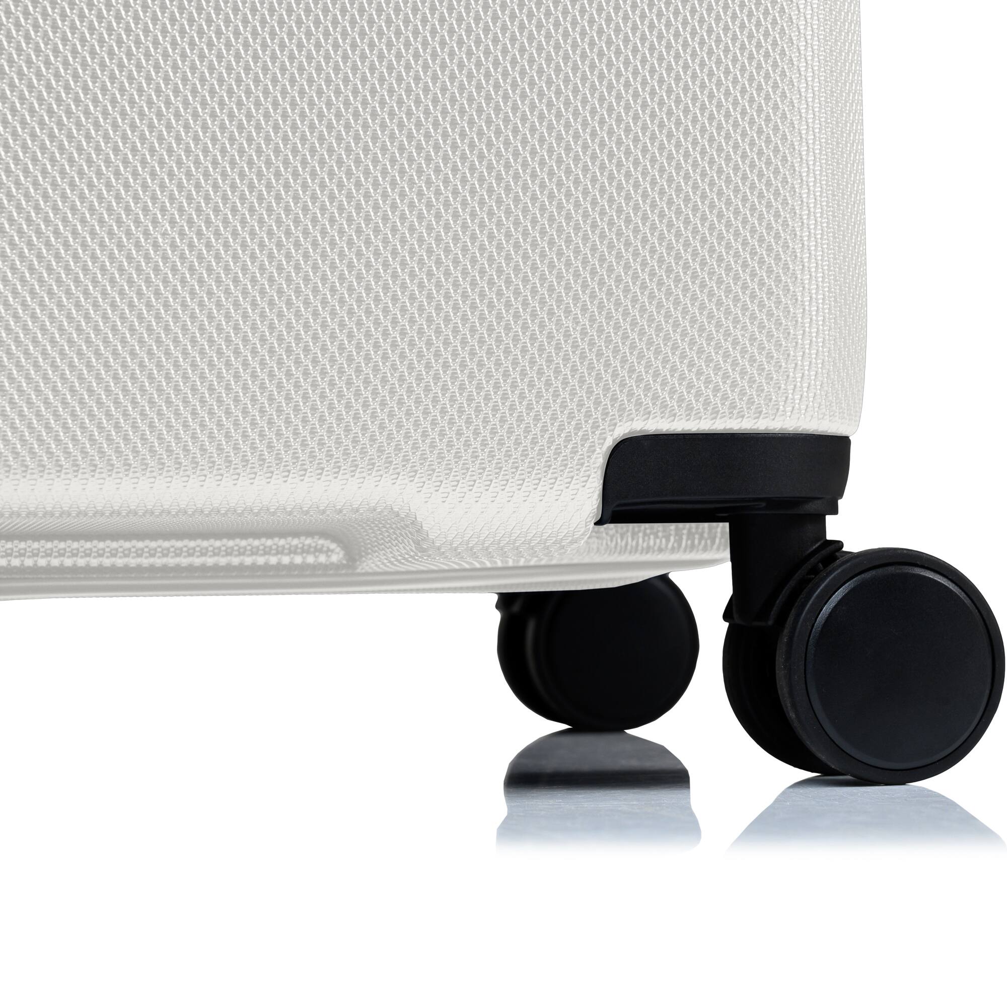 Alt View 1. Champs - Luxe II collection - 3-piece Hardside Luggage set - Ivory.