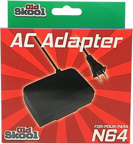Old Skool - N64 AC Adapter - Black