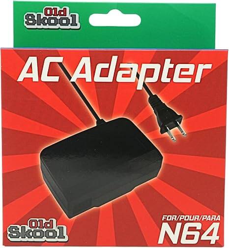 Old Skool - N64 AC Adapter - Black