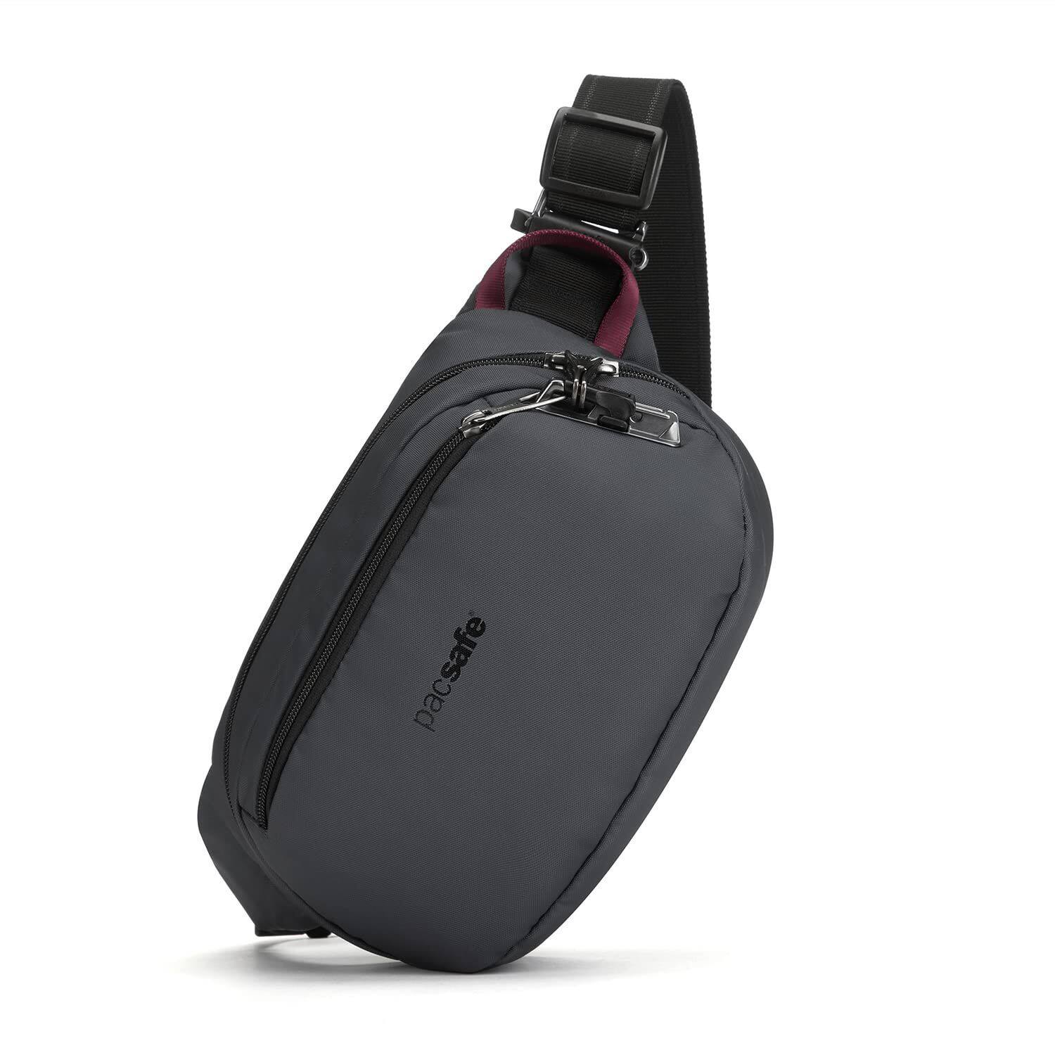 Angle. Pacsafe - Vibe 100 4L Anti Theft Fanny Pack - Slate.
