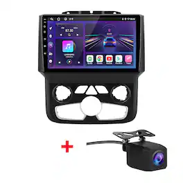 Junsun - Backup Camera carplay 6+128GB Android15 8Core Car Stereo Radio GPS Navi For Dodge Ram 1500 2500 3500 2013-2019 Automatic - Black
