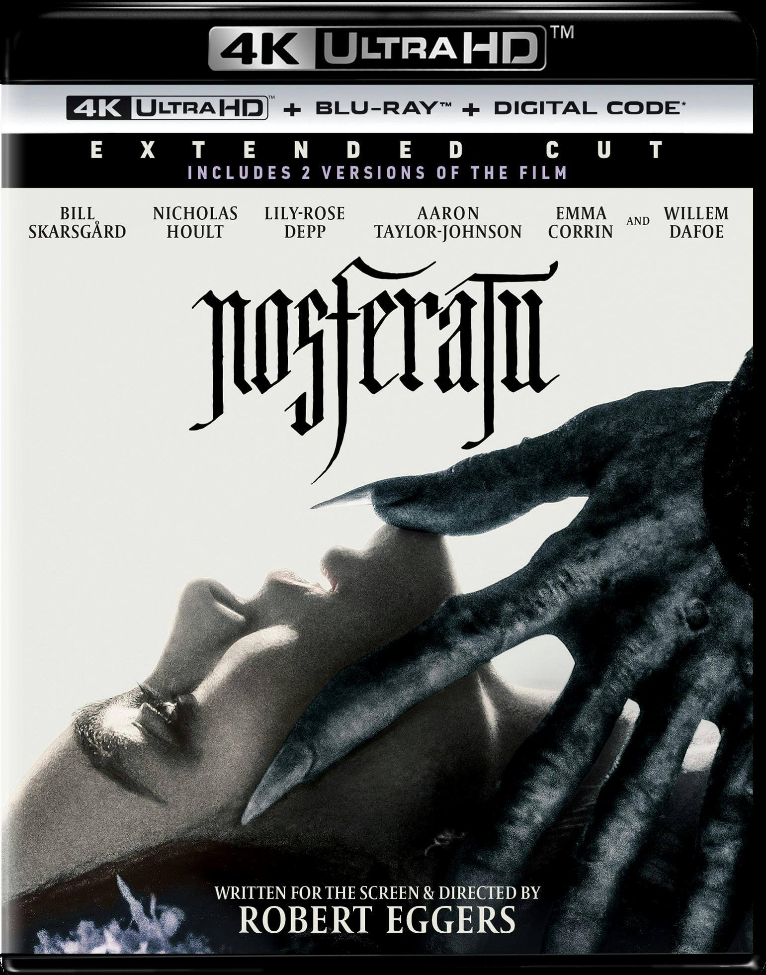 Front. Nosferatu - Extended Cut 4K Ultra HD + Blu-ray + Digital (4K Ultra HD + Blu-ray) [UHD].