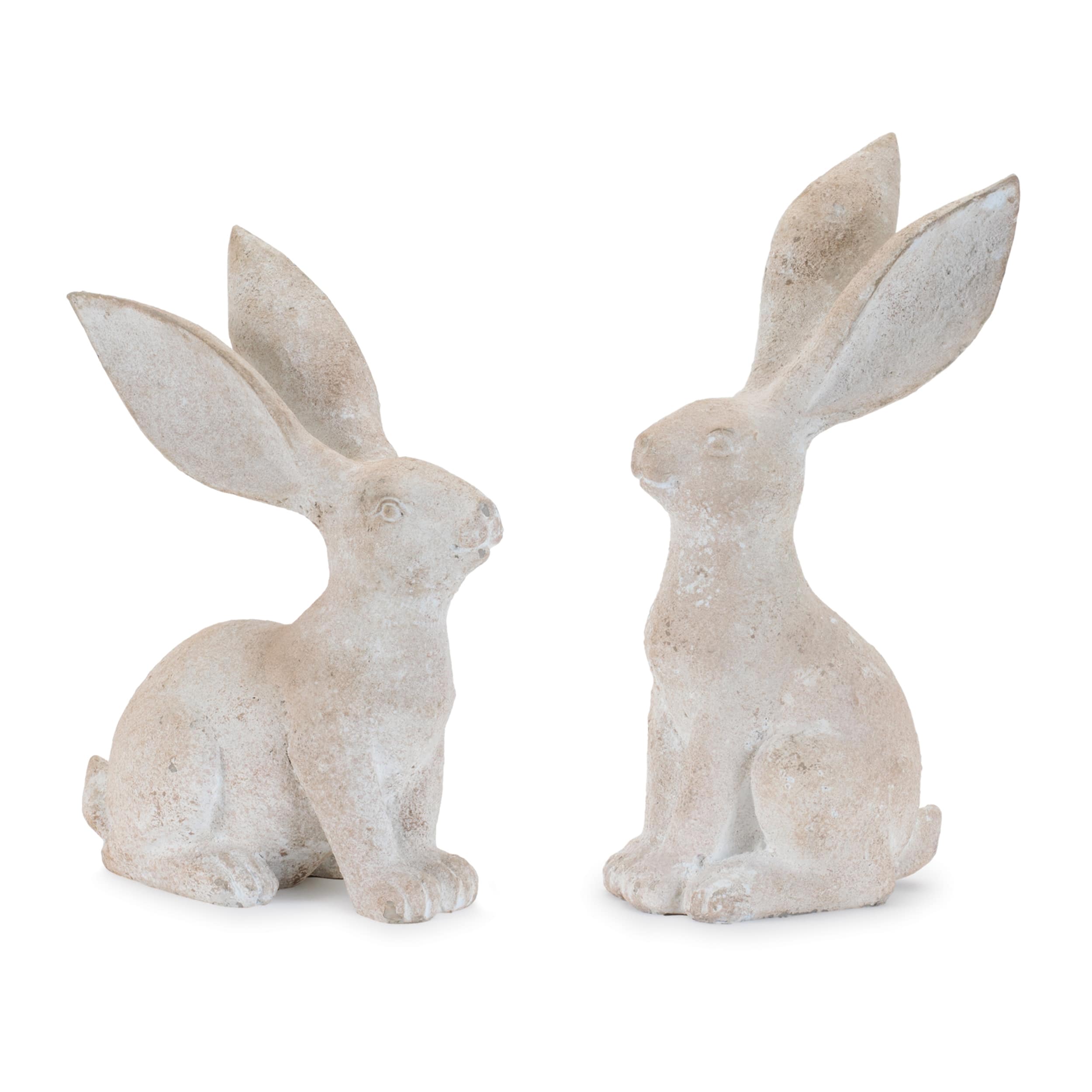 BreeBe - Long Ear Rabbit Figurine (Set of 4) - Beige